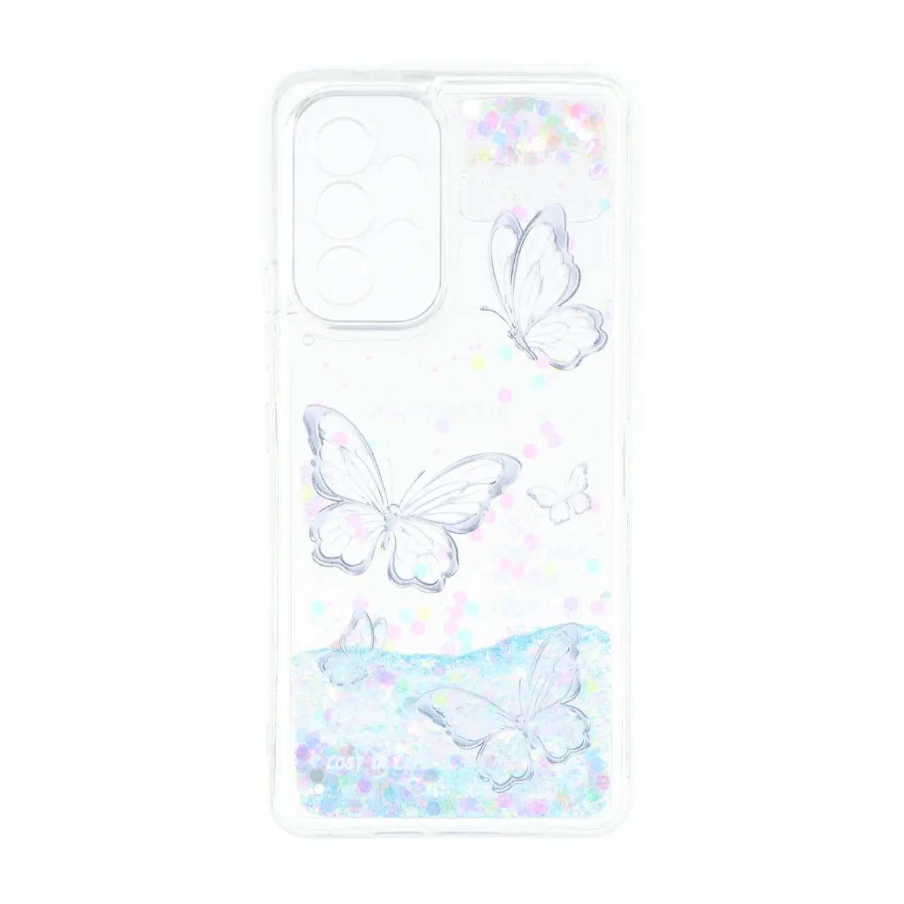 قاب آکواریومی اکلیلی طرح دار دور ژله ای Samsung Galaxy A53 - کد 127