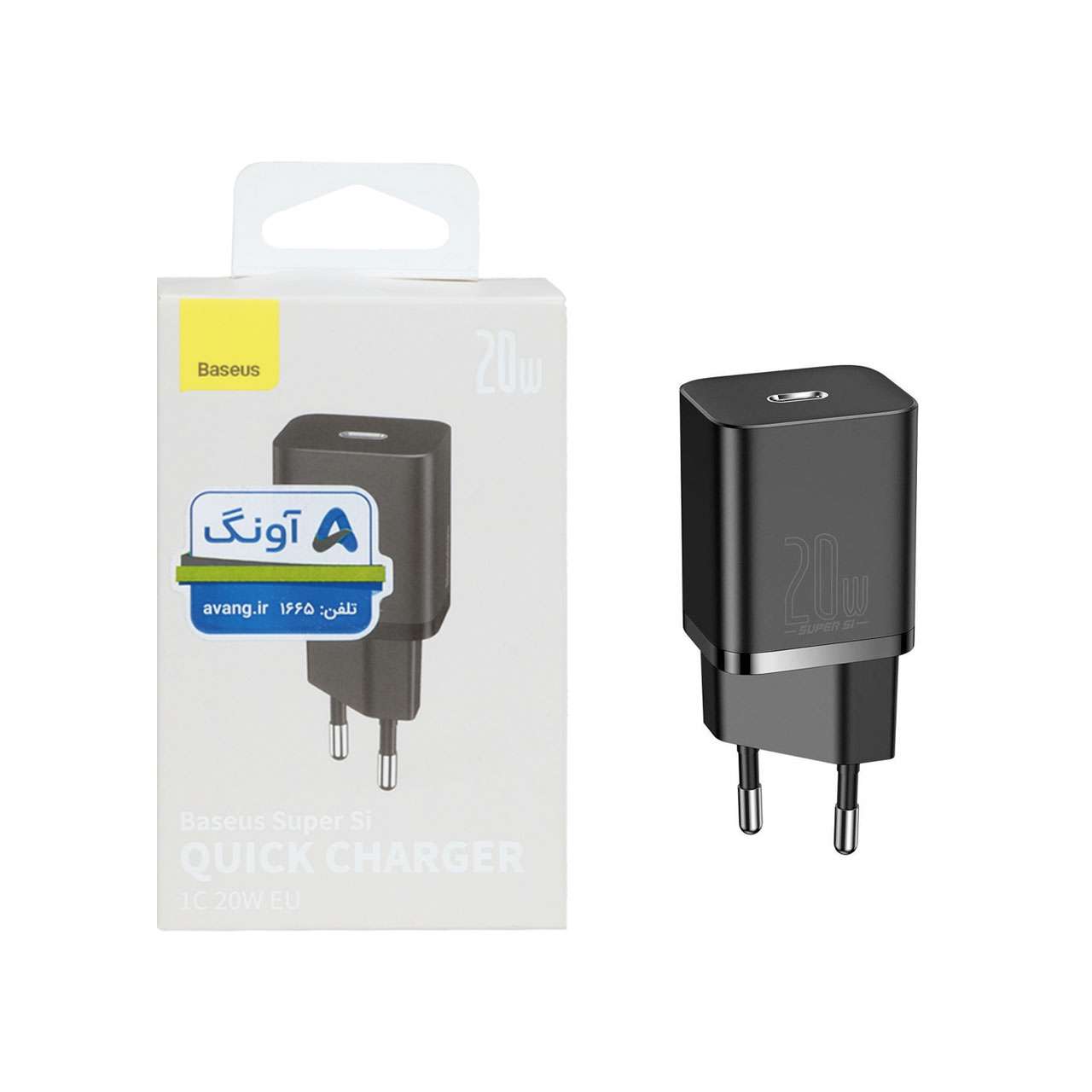 شارژر دیواری 20 وات فست تک پورت Baseus مدل CCSUP-B01