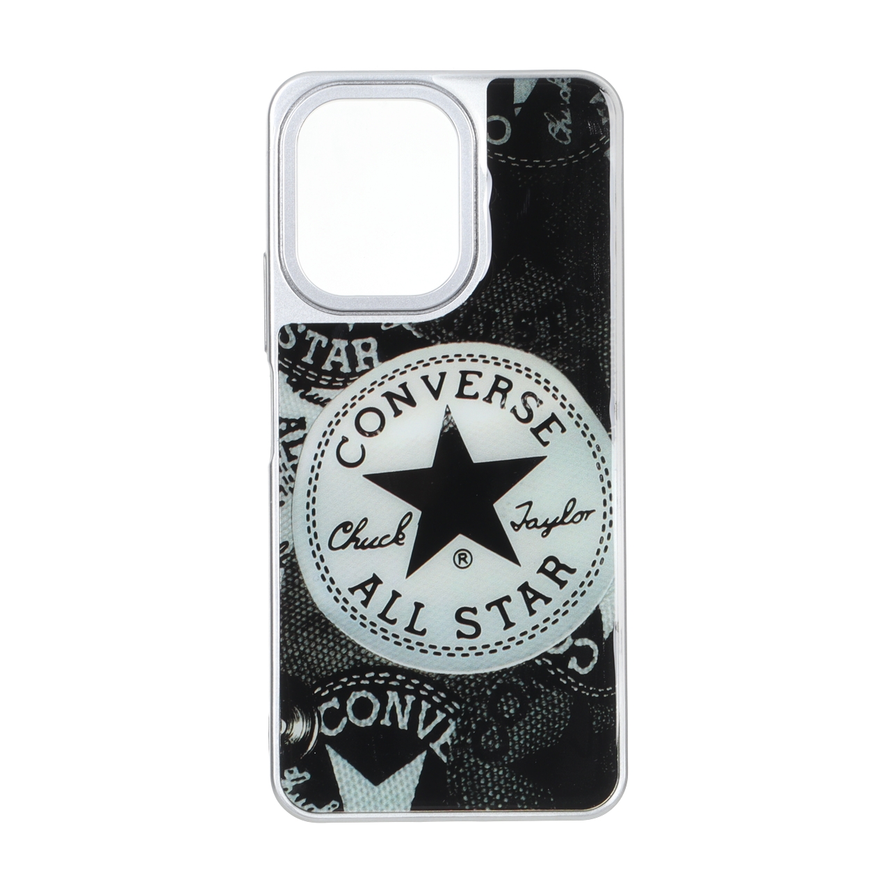 قاب طرح لوگوی Converse All Star رزینی سیلور مناسب برای شیائومی ردمی 13 سی / پوکو سی 65
