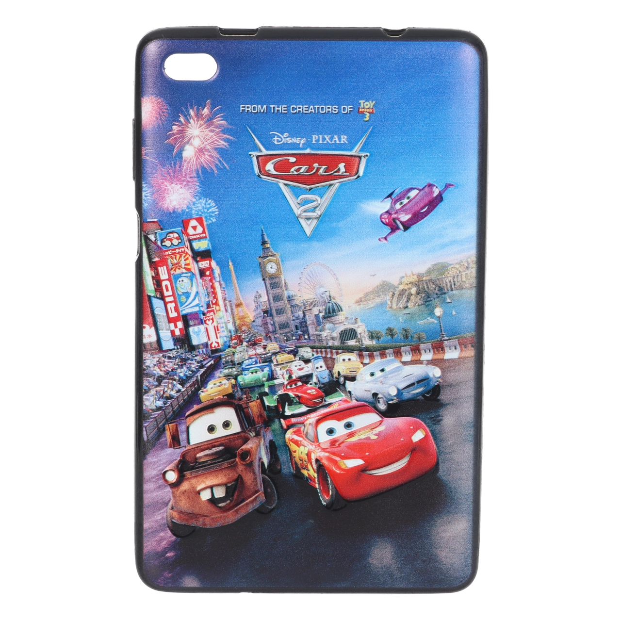 قاب طرح انیمیشن Cars 2 (ماشین‌ها 2) مناسب برای تبلت Lenovo TAB E7 TB-7104