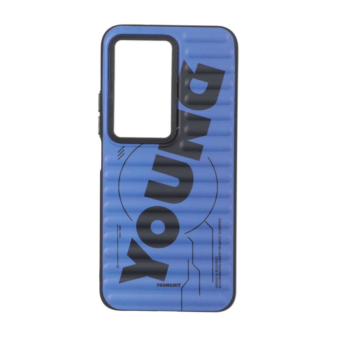 قاب طرح مورب Youngkit آبی مناسب برای شیائومی ردمی 15 4G