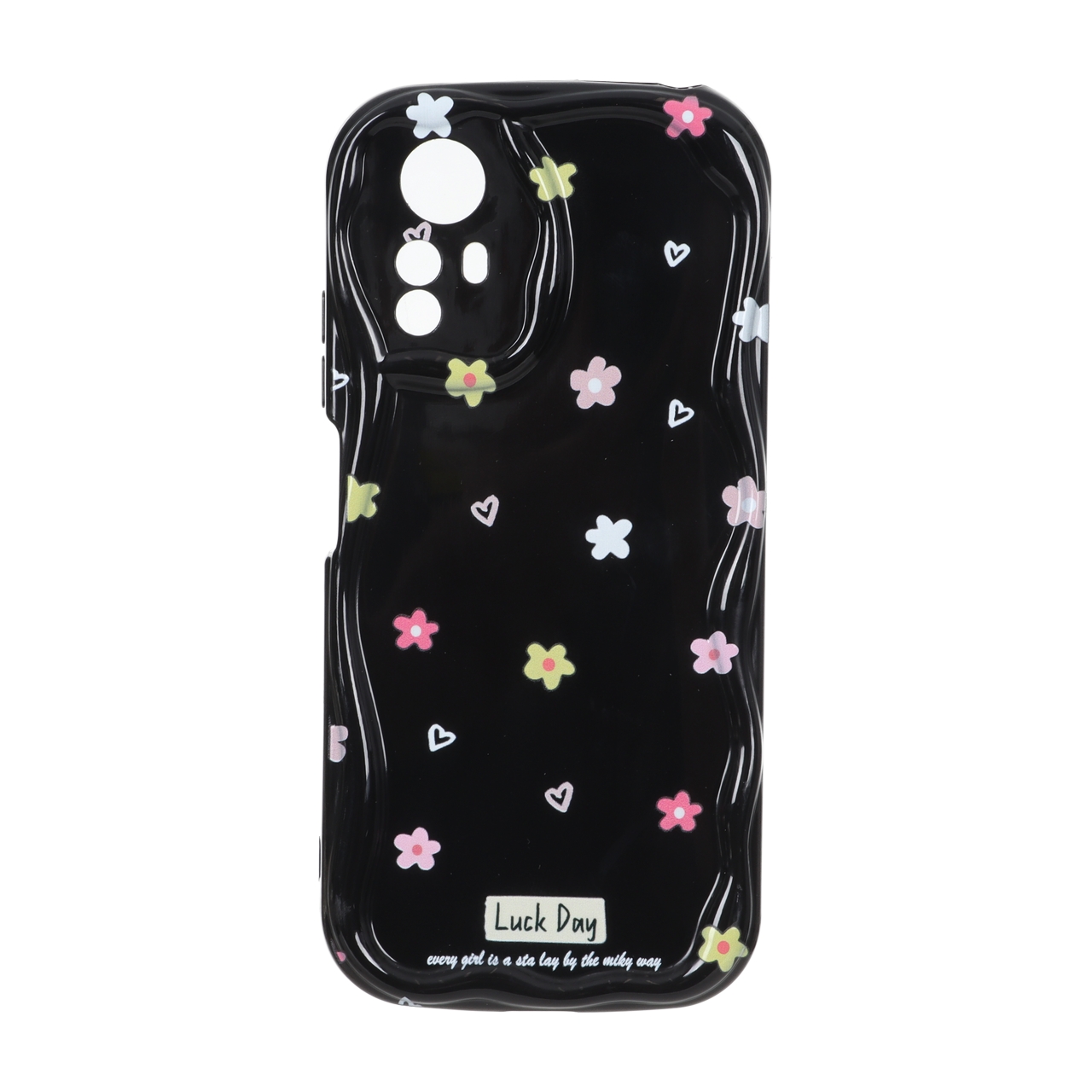 قاب کنگره ای ژله ای طرح دار Luck Day مناسب برای شیائومی Redmi Note 12S
