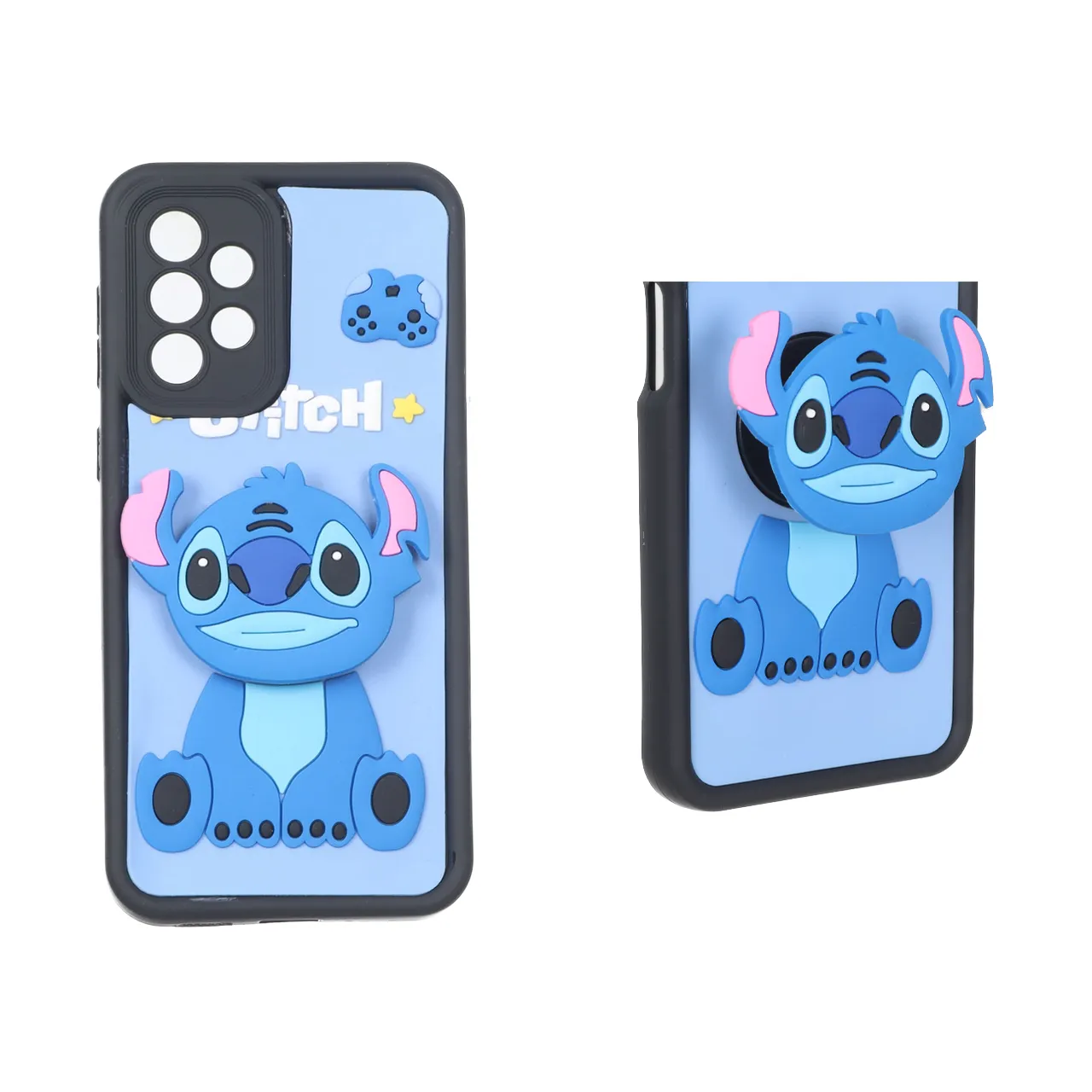 قاب Solid Case پاپ سوکت عروسکی برجسته Samsung Galaxy A33 - طرح 106