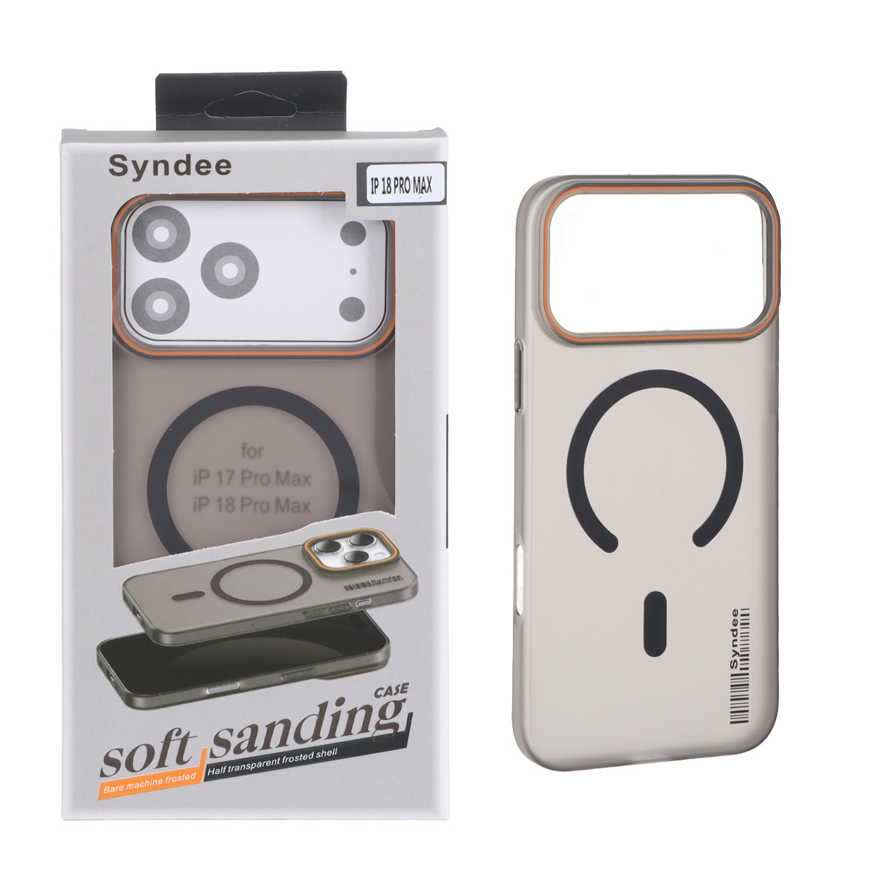 قاب اورجینال Syndee پشت مات MagSafe مناسب برای آیفون 17 پرو مکس و آیفون 18 پرو مکس