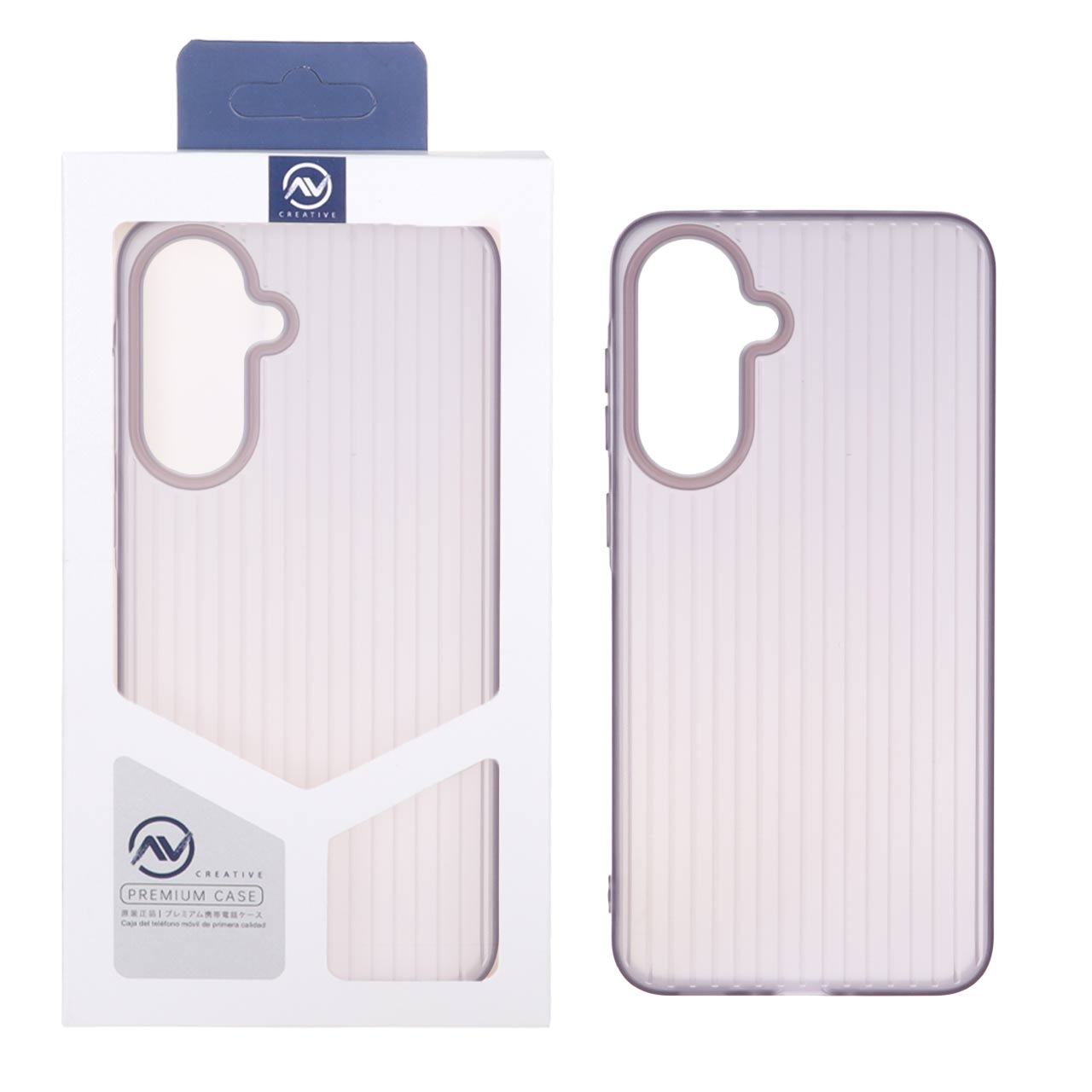 قاب Line Case ژله ای بنفش مناسب برای سامسونگ گلکسی A56 / A36