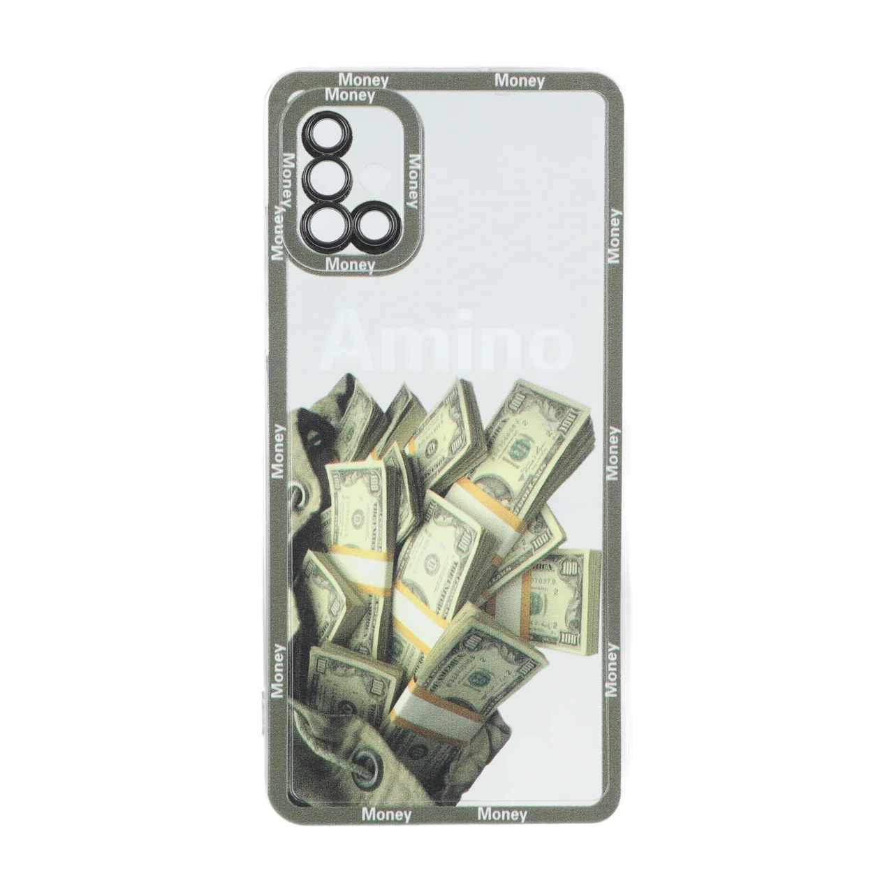 قاب ژله ای طرح دار دور رنگی مدل Money مناسب برای سامسونگ گلکسی A51 / M40s
