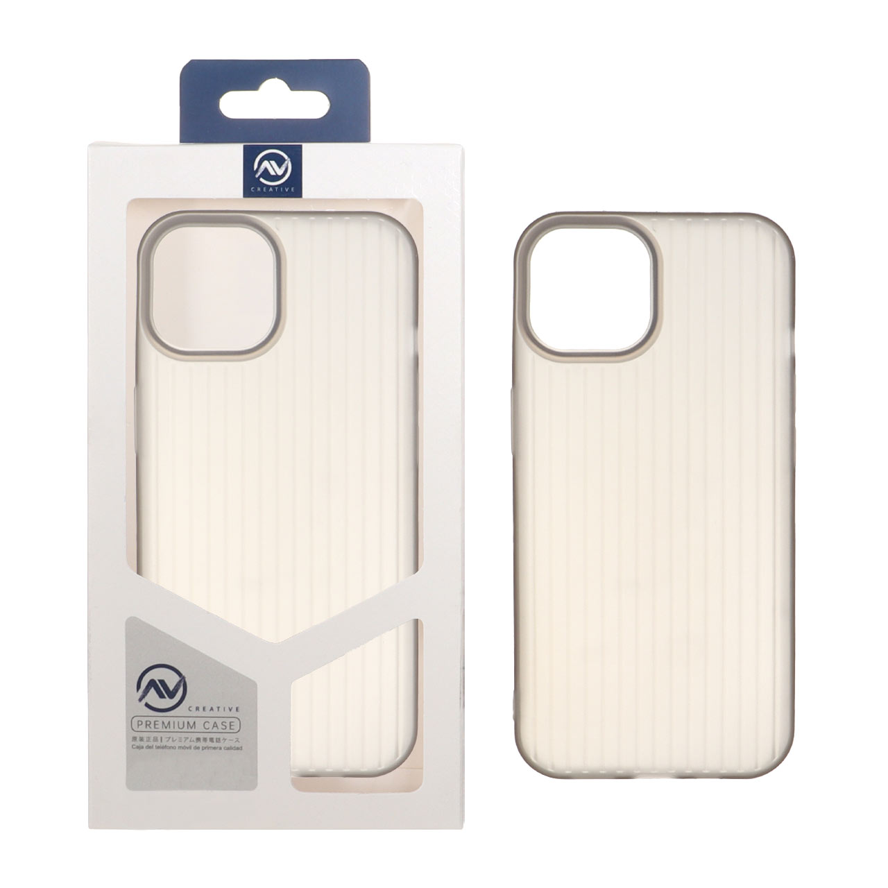 قاب ژله ای طرح Line Case خاکستری مناسب برای آیفون ۱۵، آیفون ۱۴ و آیفون ۱۳