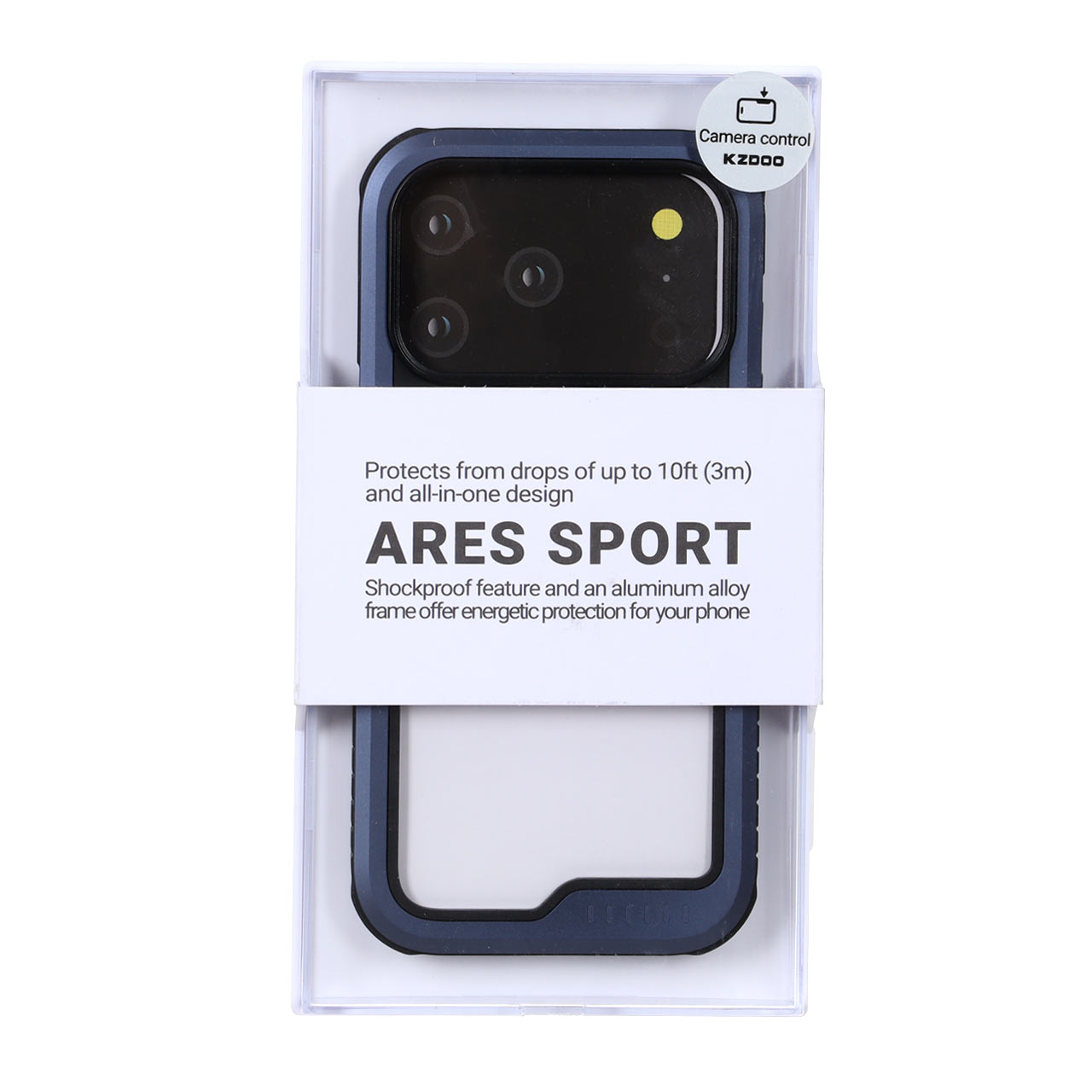 قاب محافظ KDoo ARES Sport برای آیفون 17 پرو سرمه ای