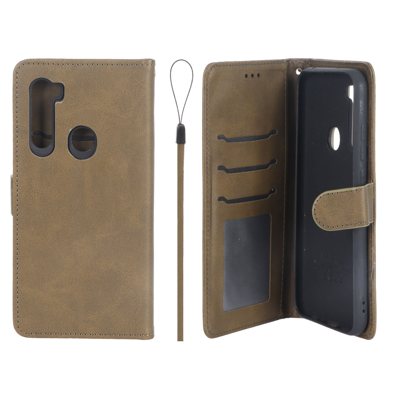 کیف موبایل مگنتی درجه یک داخل خز MNC Plus مدل Xiaomi Redmi Note 8T - سبز زیتونی