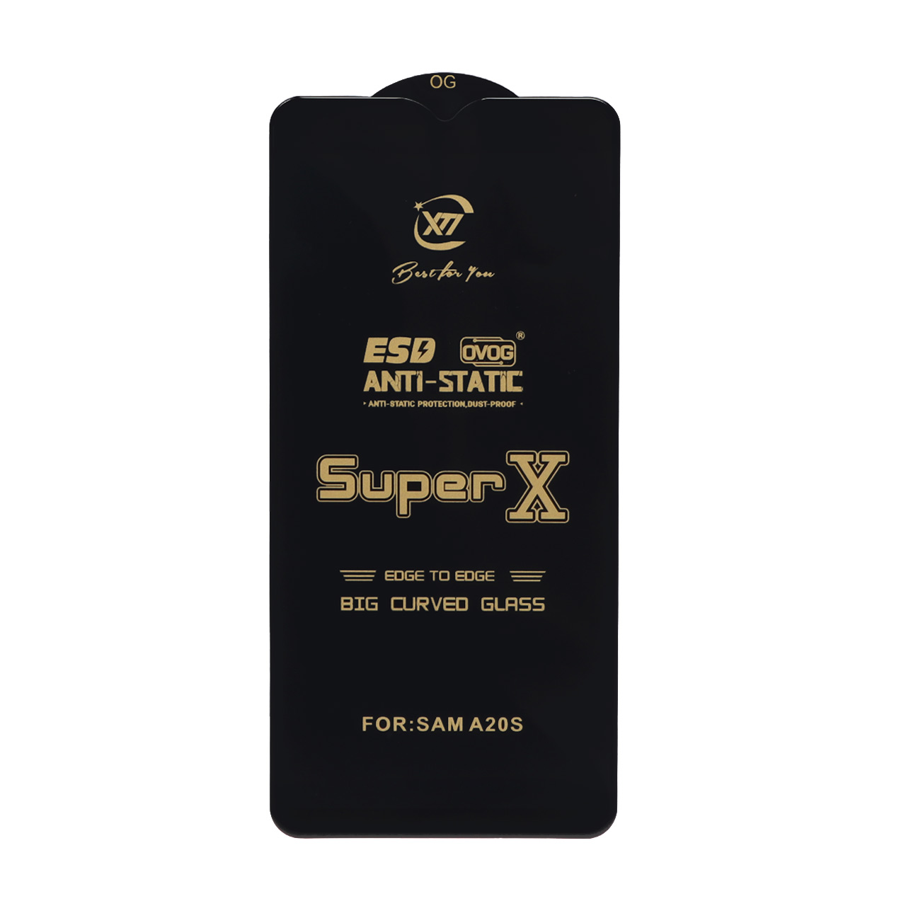 محافظ صفحه نمایش آنتی استاتیک فول کاور Super X مناسب برای سامسونگ گلکسی A20S