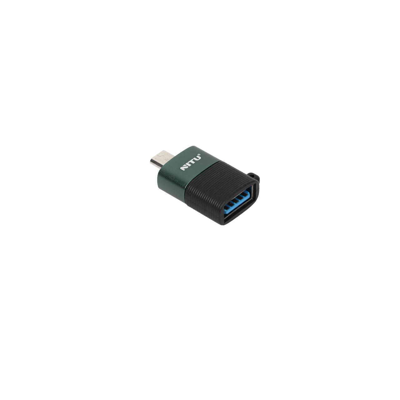 تبدیل OTG نیتو (Nitu) مدل CN17 مشکی سبز با رابط Micro USB و USB 3.0