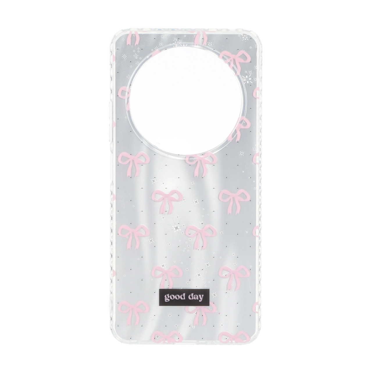 قاب مات ستاره ای دور ژله ای شفاف Xiaomi Redmi 14C / Redmi A3 Pro / Redmi A4 / Poco C75 - طرح 493