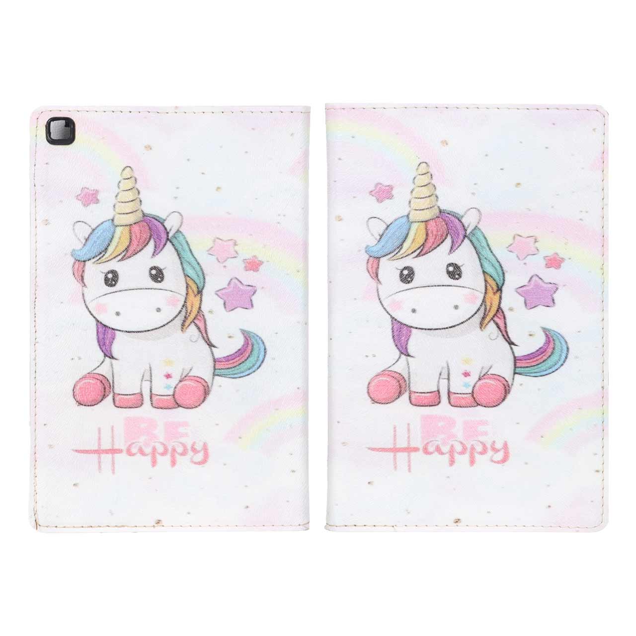 کیف تبلت طرح یونیکورن BE Happy مناسب برای سامسونگ گلکسی تب A 8 2019 SM-T295