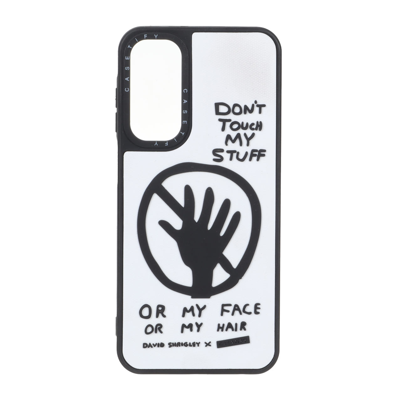 قاب Casetify طرح دیوید شریگلی Don't Touch My Stuff برجسته فانتزی مناسب برای سامسونگ گلکسی A25 5G