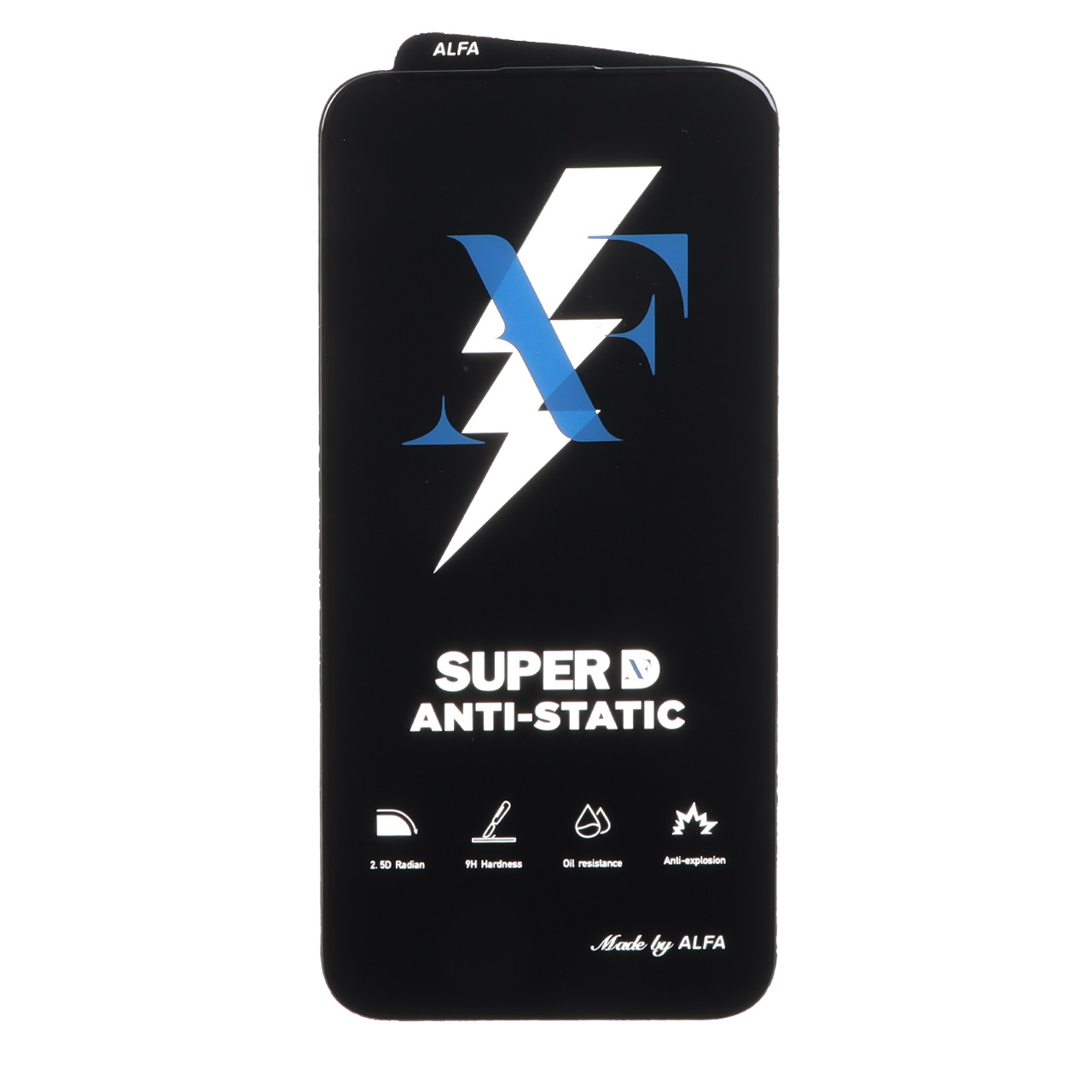 محافظ صفحه نمایش شیشه ای Super D Anti Static ALFA مناسب برای آیفون 15 پرو مکس