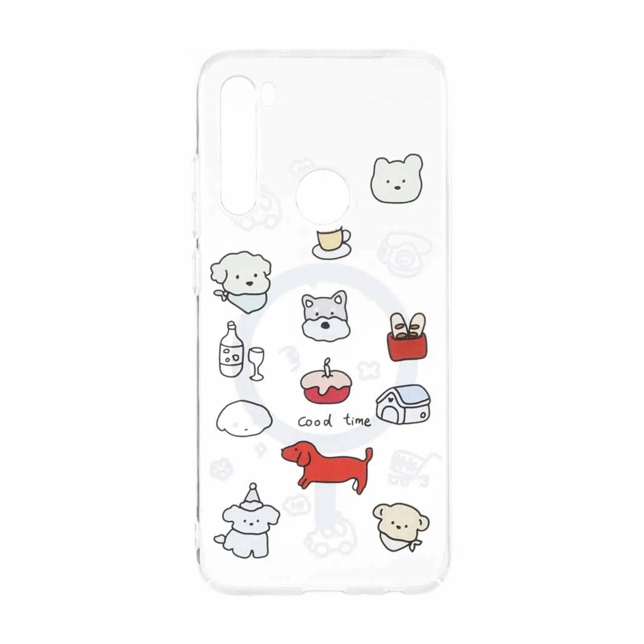 قاب Cute کریستالی طرح مگ سیف Xiaomi Redmi Note 8 - کد 292