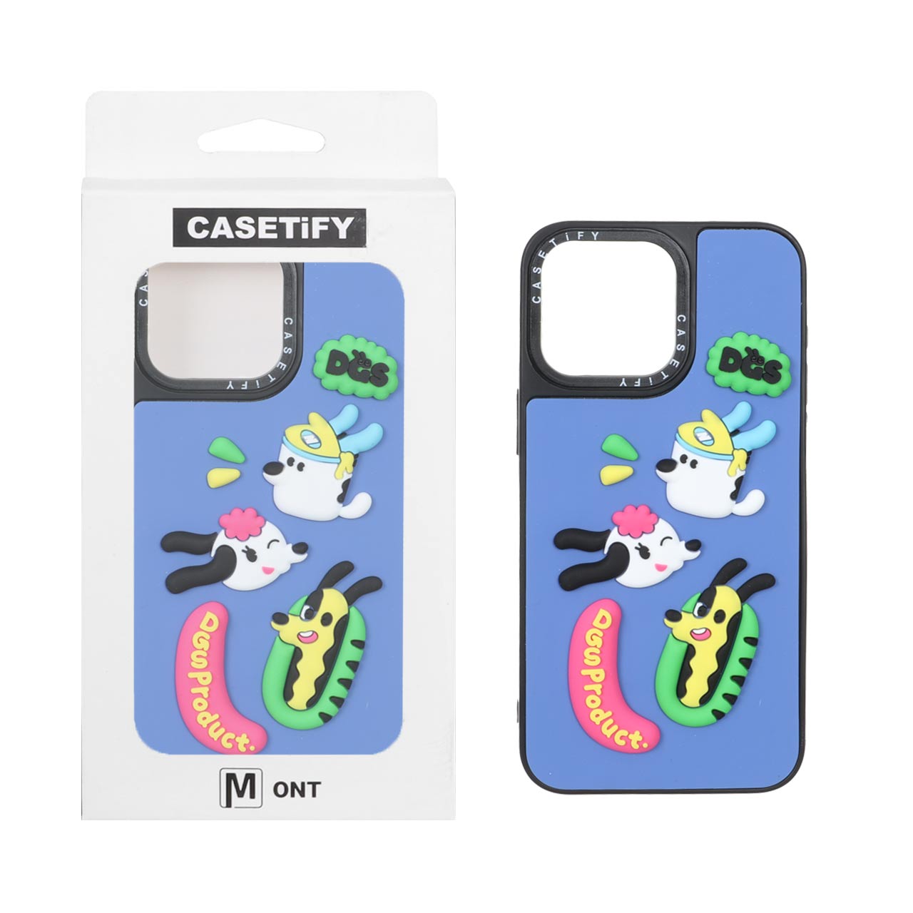 قاب طرح برجسته سگ های فانتزی Casetify مناسب برای آیفون 15 پرو مکس