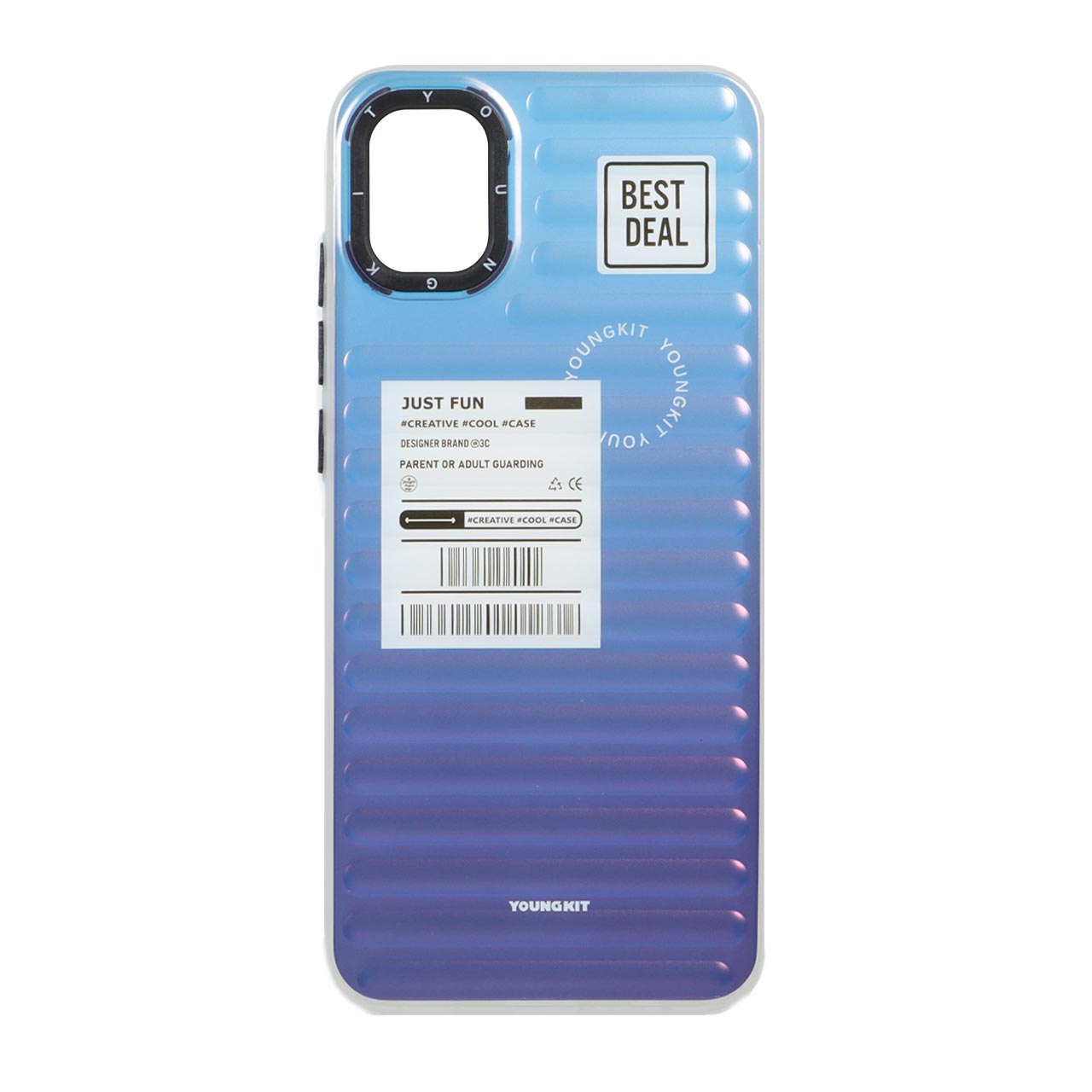 قاب یانگ کیت هولوگرامی طرح دار دور مات Samsung Galaxy A04e / M04 / F04 - کد 20