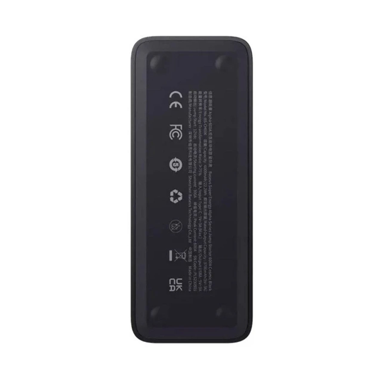 جامپ استارتر خودرو و پاوربانک 6000 میلی آمپر Baseus مدل Alpha BS-CH006 - مشکی