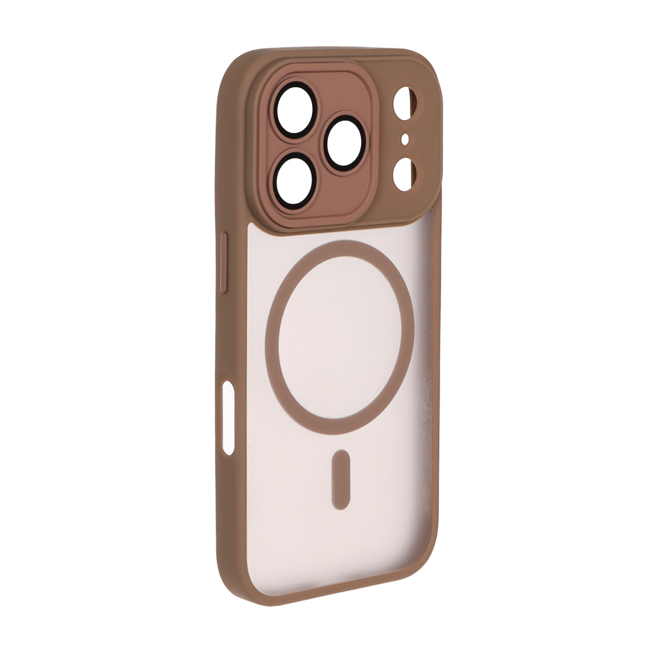 قاب مات MagSafe محافظ لنز گلس دار Apple iPhone 17 Pro - نسکافه ای