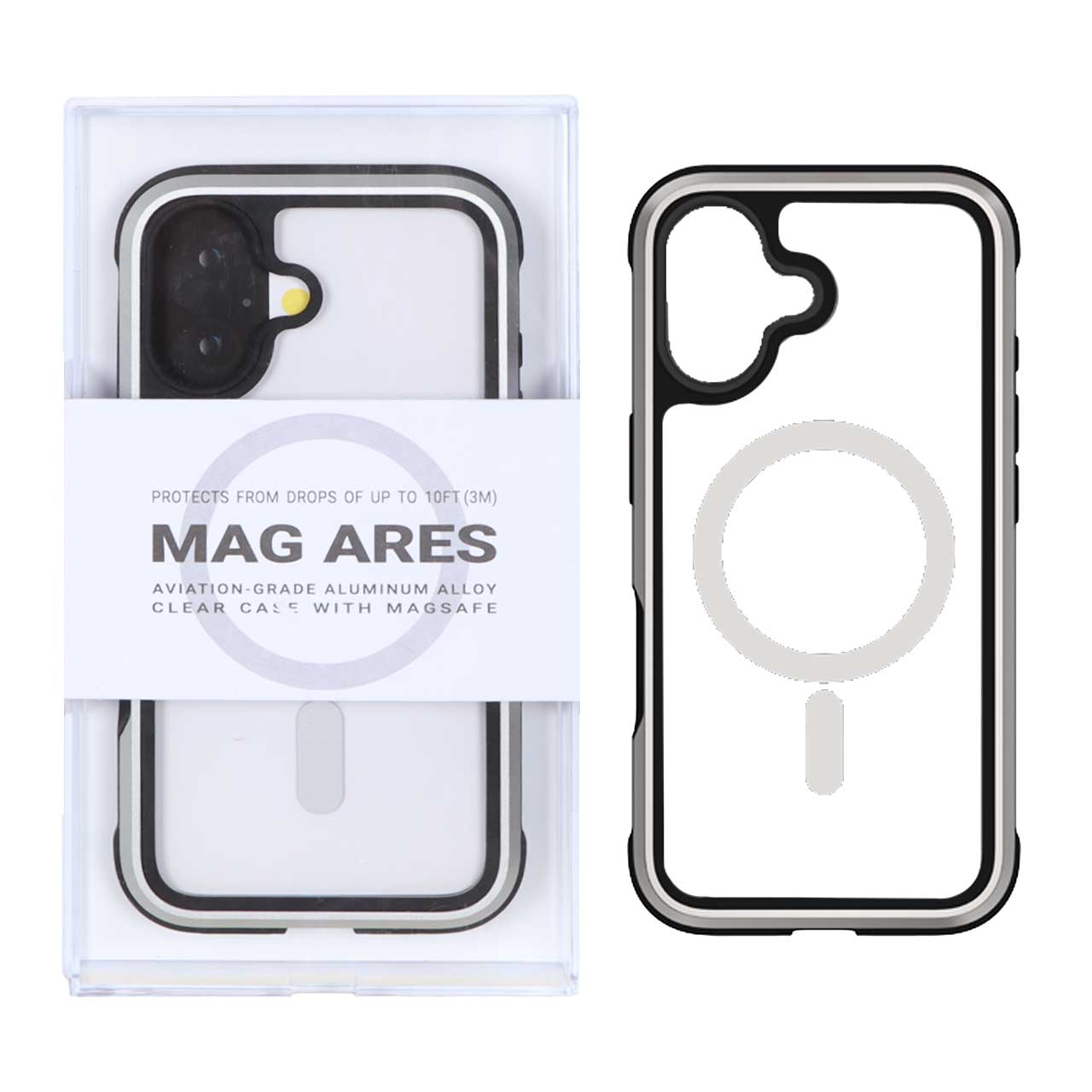 قاب Original KZDoo MAG Ares مدل Apple iPhone 16 - نقره ای