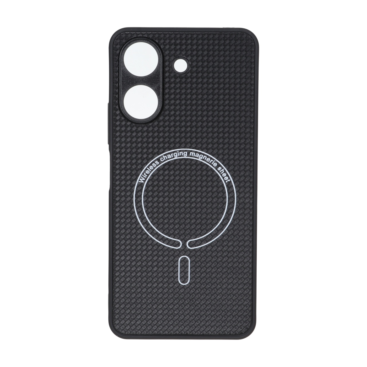 قاب کربنی طرح Magnetic محافظ لنزدار مناسب برای شیائومی Redmi 13C و پوکو C65