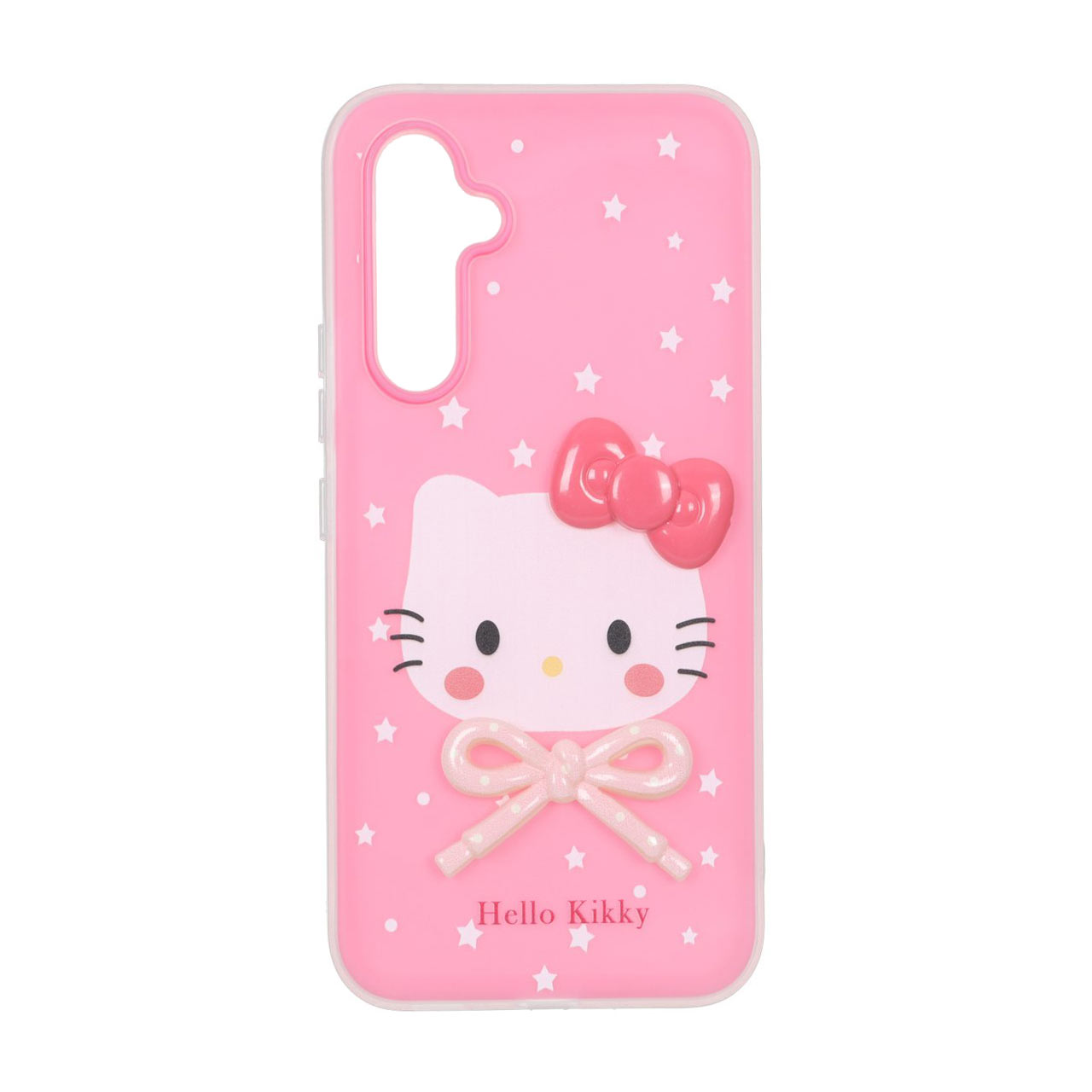 قاب طرح Kitty پاپیون برجسته دو لایه مات مناسب برای سامسونگ گلکسی A54