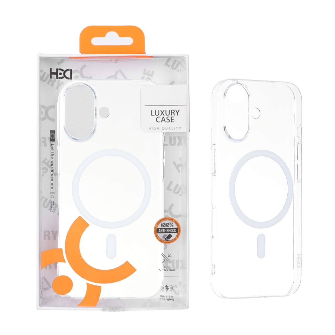 قاب اورجینال HDD کریستالی Slim PC مگ‌سیف مناسب برای آیفون 17
