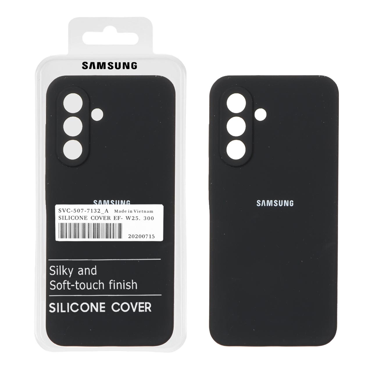 قاب سیلیکونی پاک کنی اورجینال درجه یک Samsung Galaxy A56 / A36 - مشکی (پک دار)
