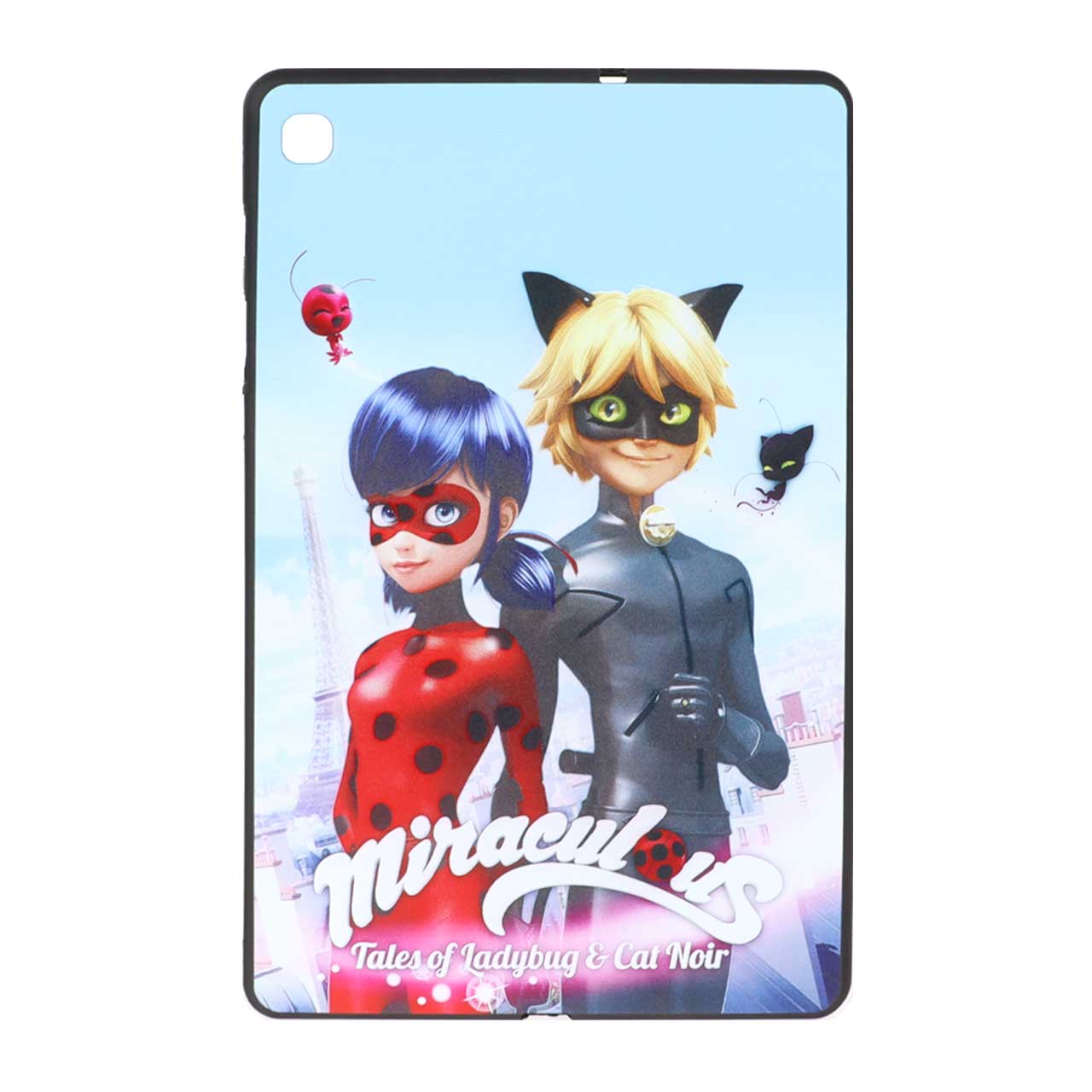 قاب ژله ای فانتزی طرح Miraculous Ladybug و Cat Noir مناسب برای تبلت سامسونگ گلکسی تب اس 6 لایت (SM-P615 / P619)