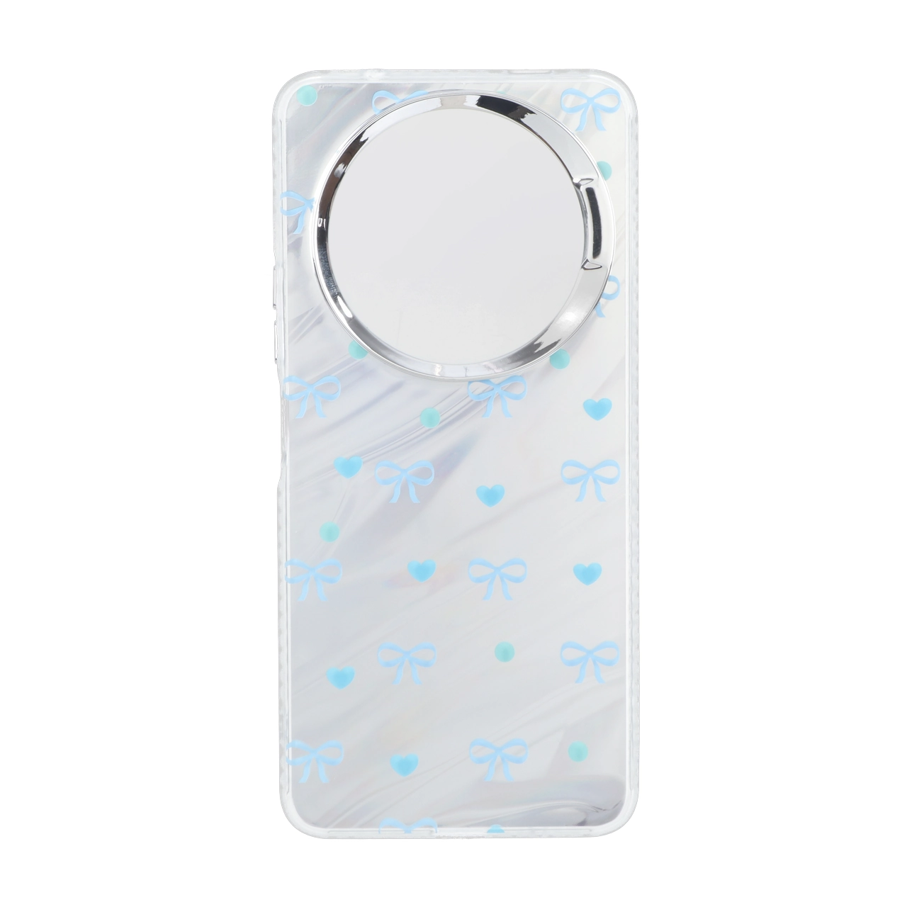 قاب Pucker هفت رنگ دور ژله ای مات لنز کروم Xiaomi Redmi A3 / A3x / Poco C61 - طرح 239