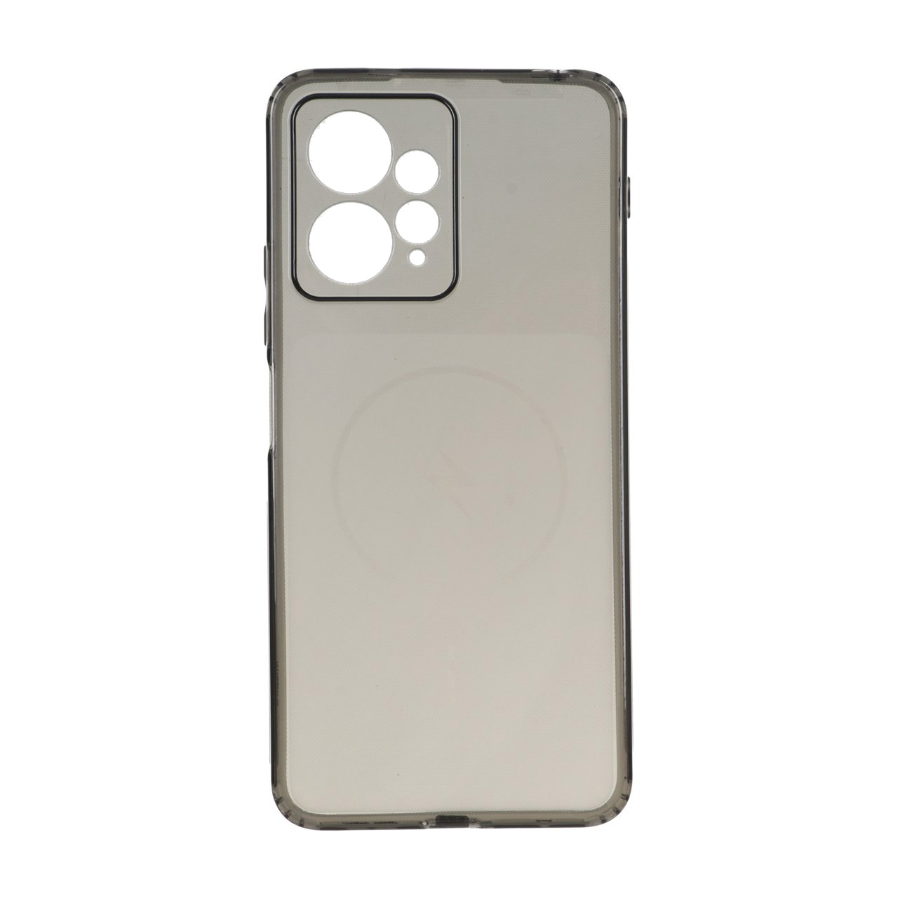 قاب ژله‌ای شفاف طرح مگ‌سیف مشکی مناسب برای شیائومی ردمی نوت ۱۲ 4G