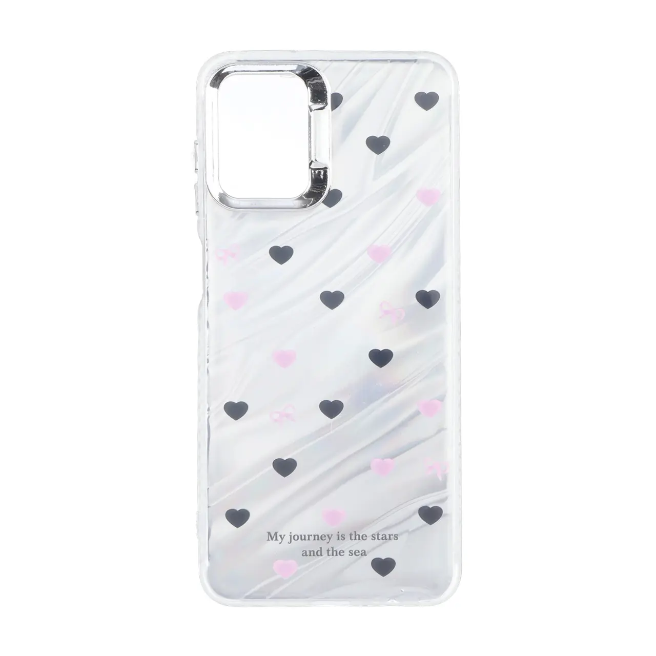 قاب Pucker هفت رنگ دور ژله ای مات لنز کروم Samsung Galaxy A12 / M12 / F12 - طرح 83