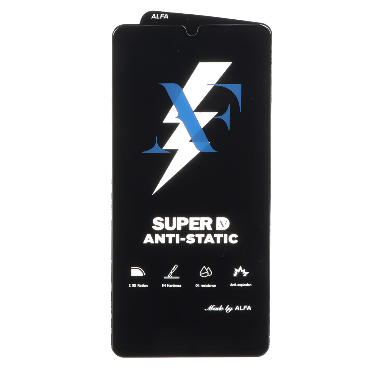 محافظ صفحه نمایش شیشه ای Super D Anti Static ALFA مناسب برای سامسونگ گلکسی A31, A32 4G, A33 5G, A22 4G, F22 4G, M22 و M32 4G