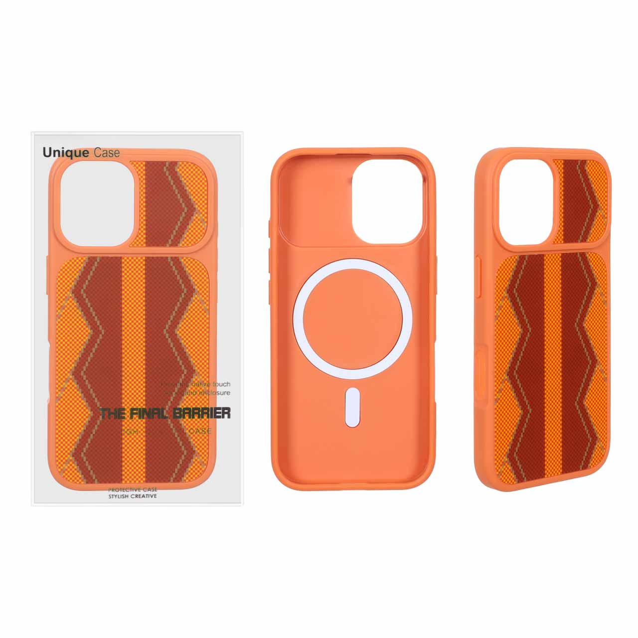 قاب اورجینال Unique Case شطرنجی MagSafe مدل Apple iPhone 17 - طرح 5