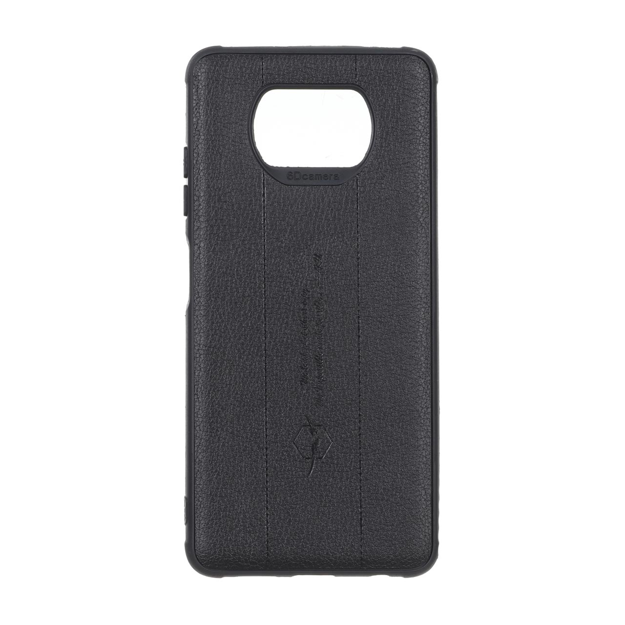 قاب طرح چرم دوخت مشکی مناسب برای شیائومی پوکو X3، پوکو X3 پرو و پوکو X3 NFC