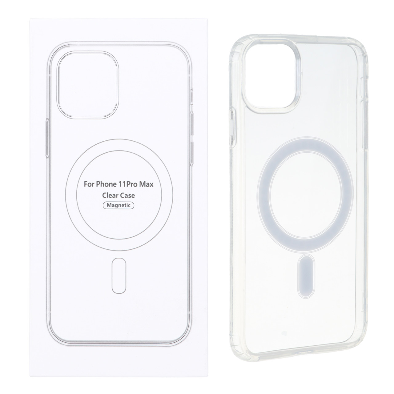 قاب شفاف مگ سیف مناسب برای آیفون 11 پرو مکس