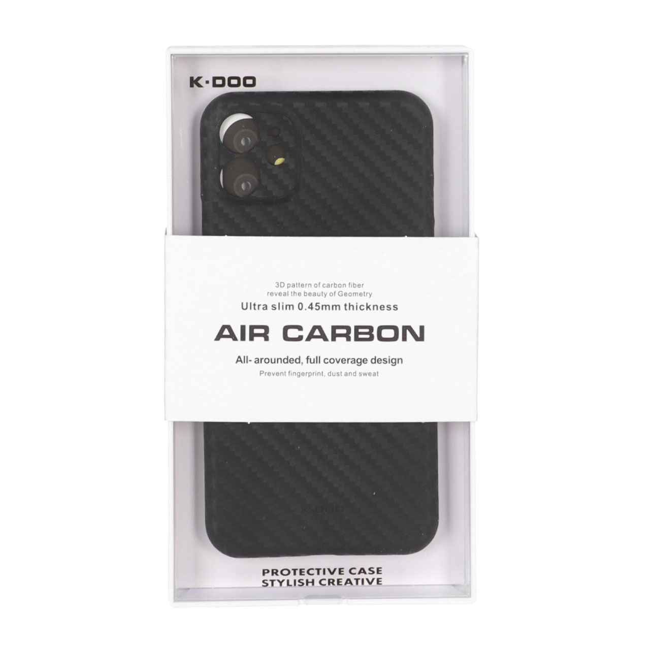 قاب محافظ لنزدار Apple iPhone 11 Original KZDoo Air Carbon - مشکی