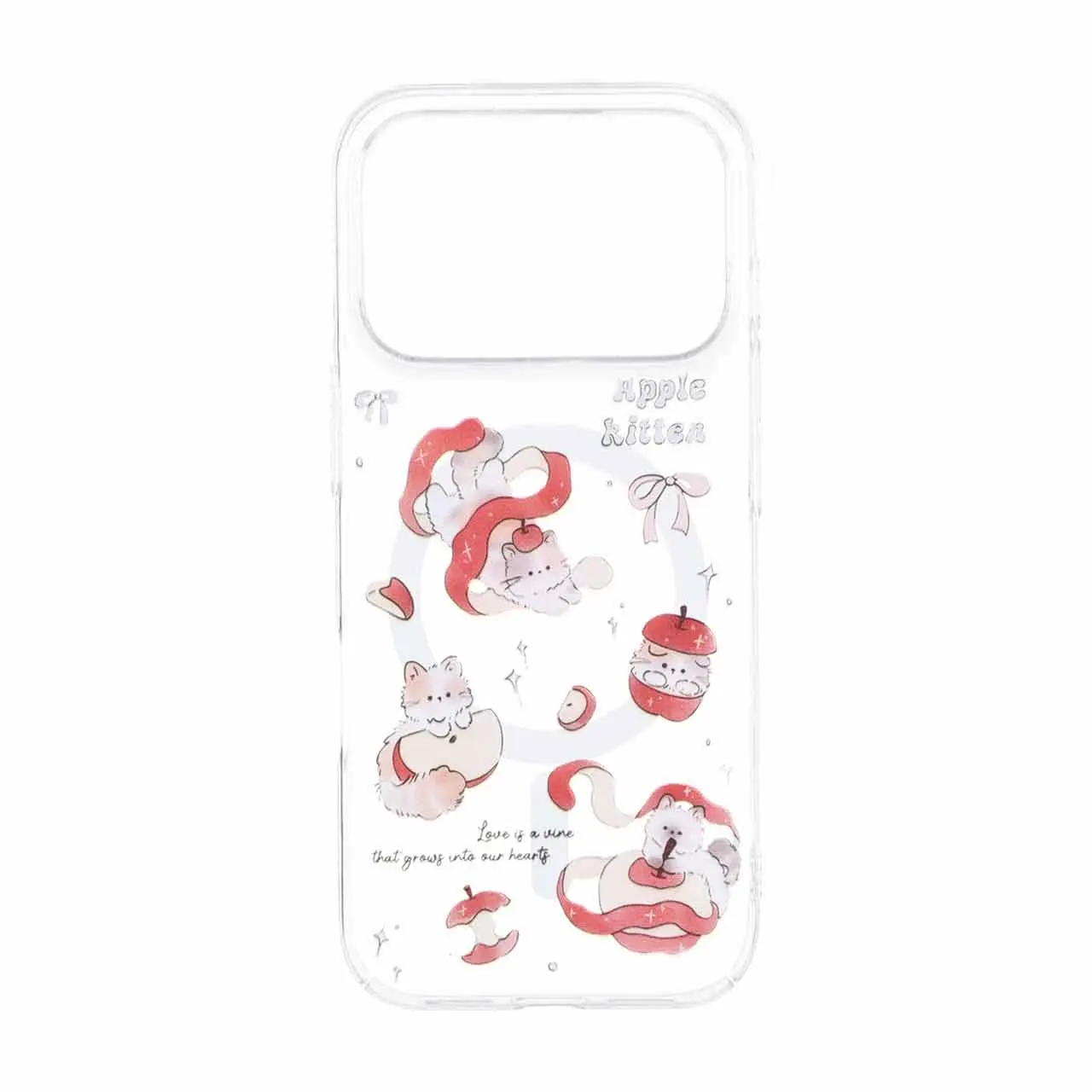 قاب Cute کریستالی طرح مگ سیف Apple iPhone 17 Pro / iPhone 18 Pro - کد 708