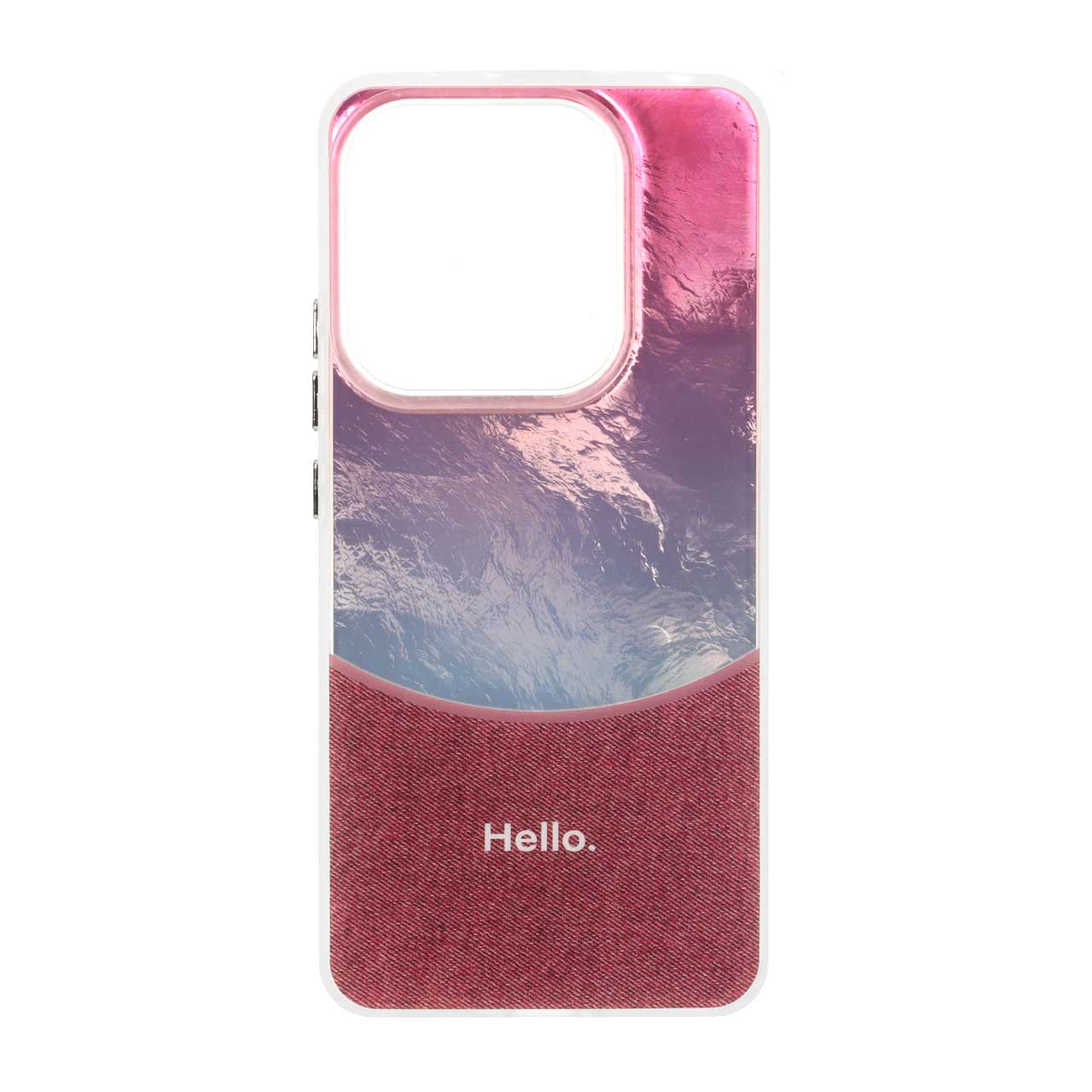 قاب Hello طرح جین Ice مناسب برای شیائومی ردمی نوت 14 4G - سرخابی