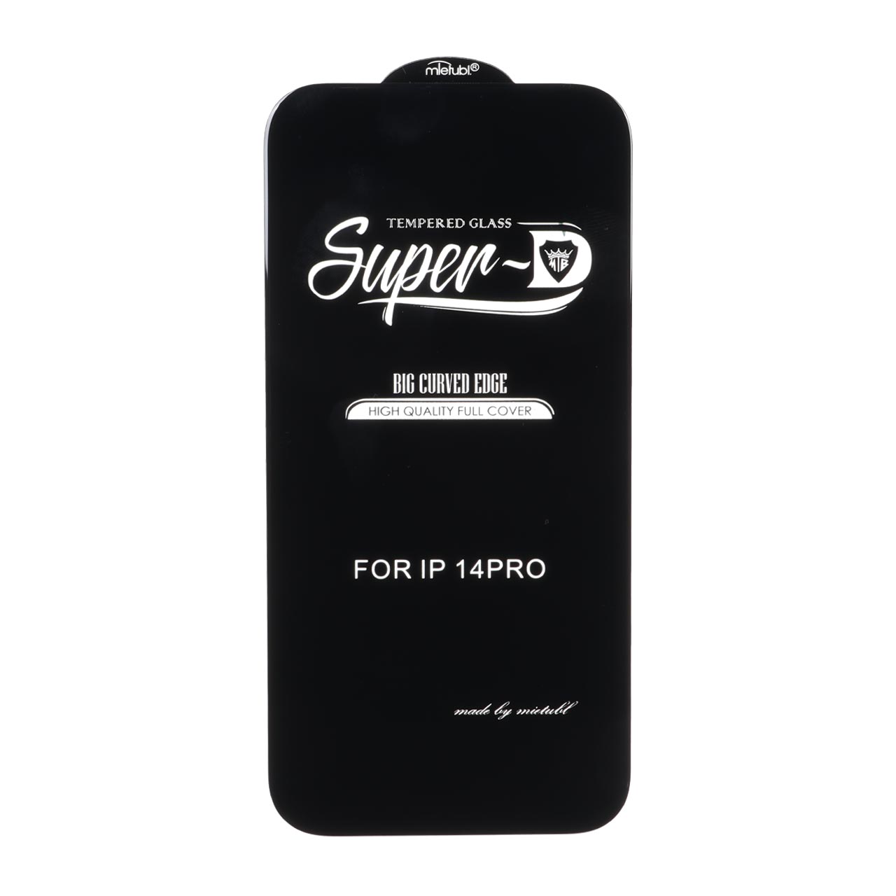 محافظ صفحه نمایش شیشه ای Full Cover Super D Mietubl مدل Apple iPhone 16 / iPhone 15 / iPhone 14 Pro