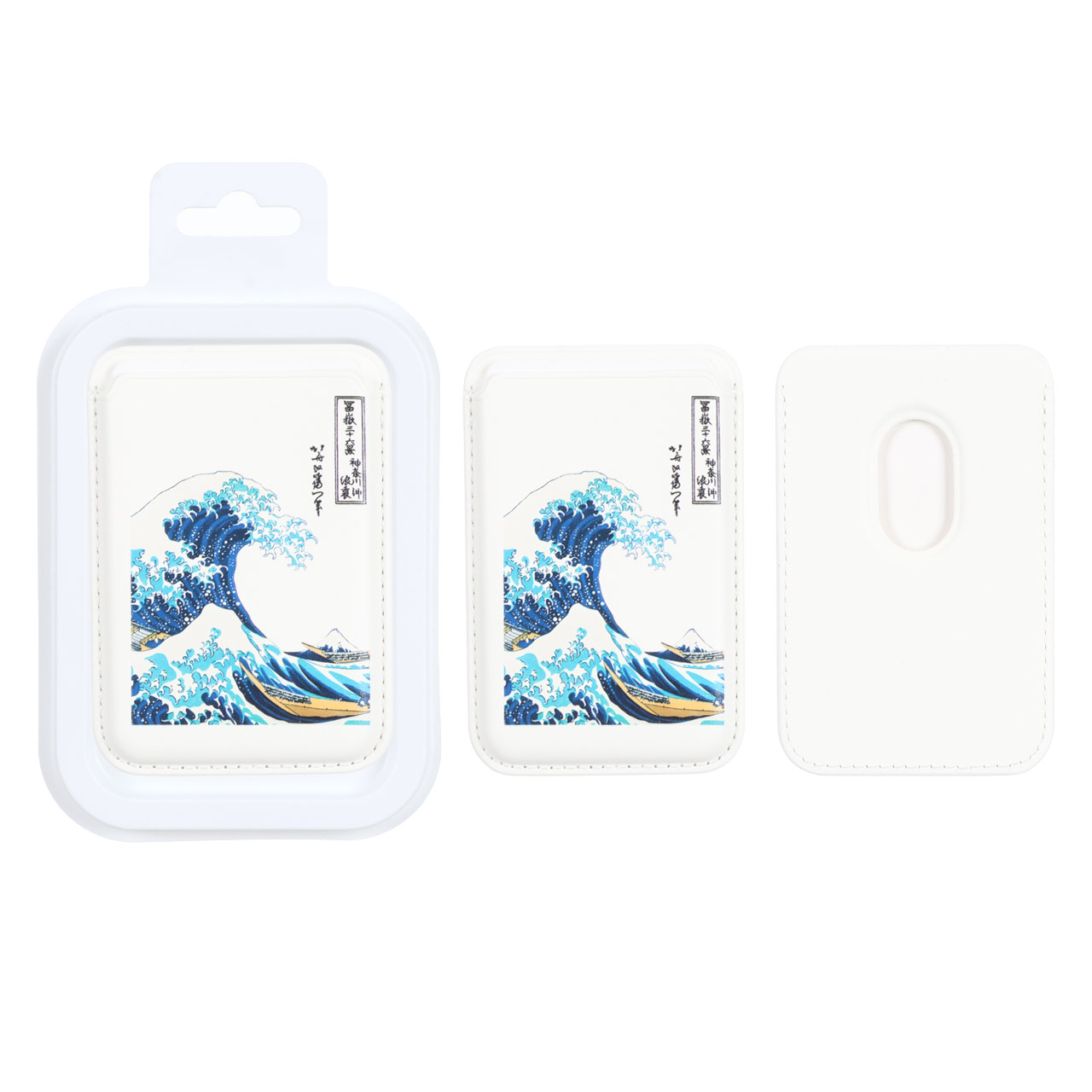 جاکارتی چرمی MagSafe طرح دار - کد 3 (پک دار)