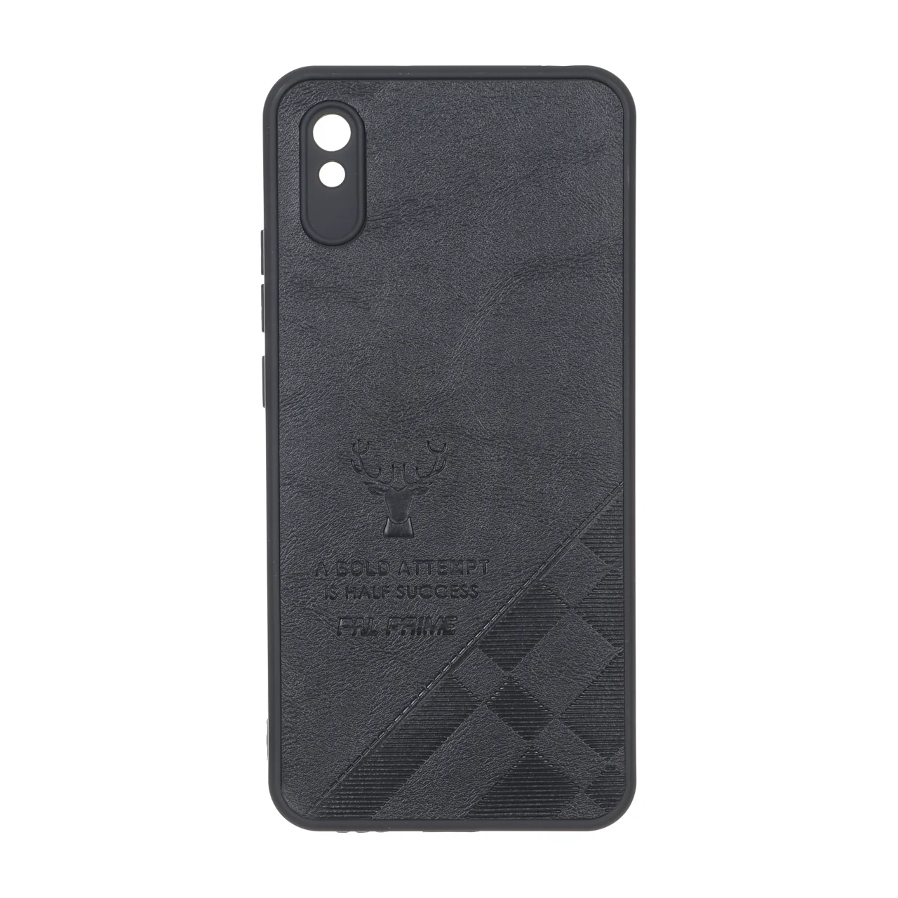 قاب طرح چرم گوزنی Pal Prime مدل Xiaomi Redmi 9A / Redmi 9A Sport / Redmi 9AT - مشکی