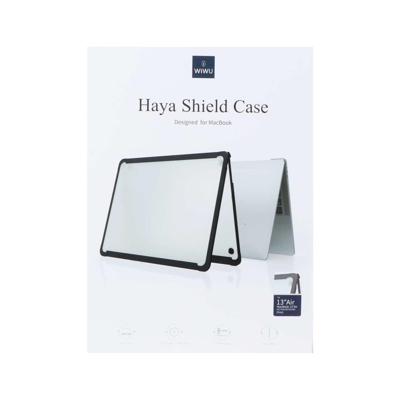 کاور مک بوک ایر 13 اینچی 2020 Wiwu مدل A2179/A2337/A1932 - مشکی