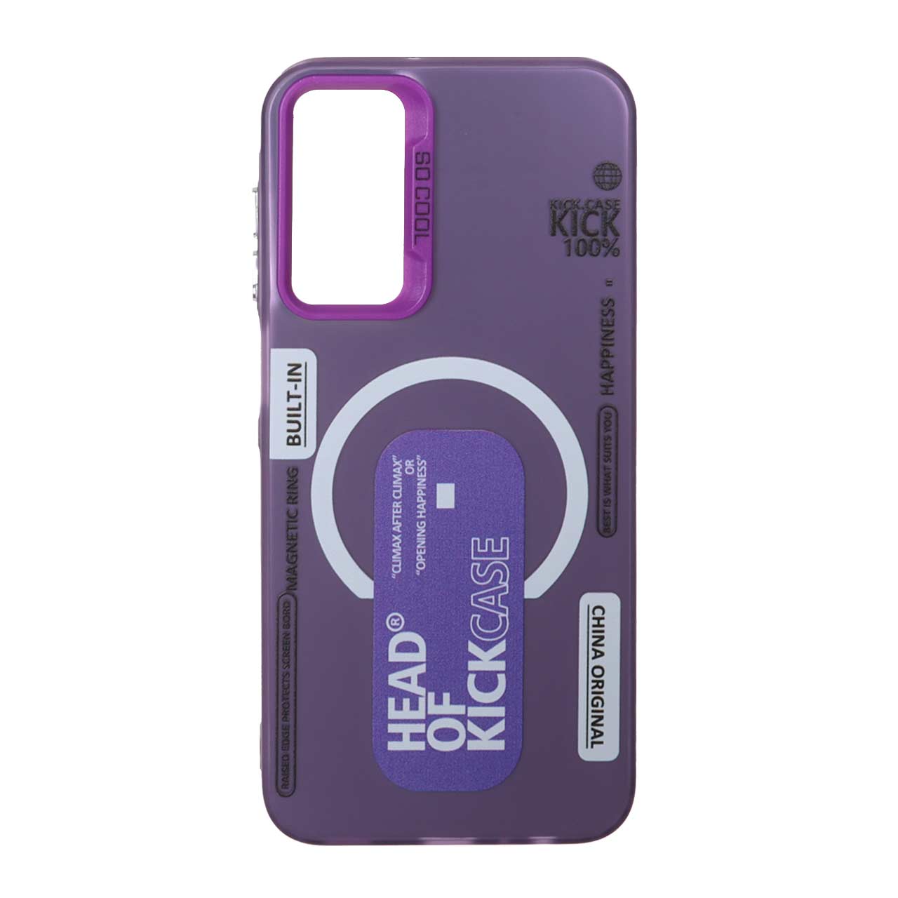 قاب طرح So Cool مگ سیف Kick Case بنفش مناسب برای سامسونگ گلکسی A15