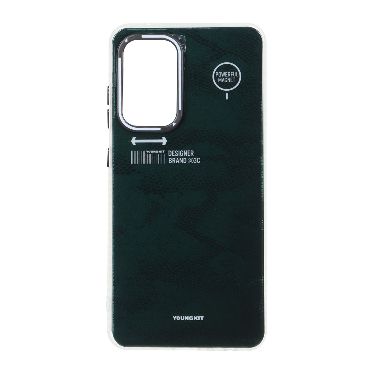 قاب Youngkit طرح بارکد پوست ماری دور مات مناسب برای سامسونگ گلکسی A52 و A52s