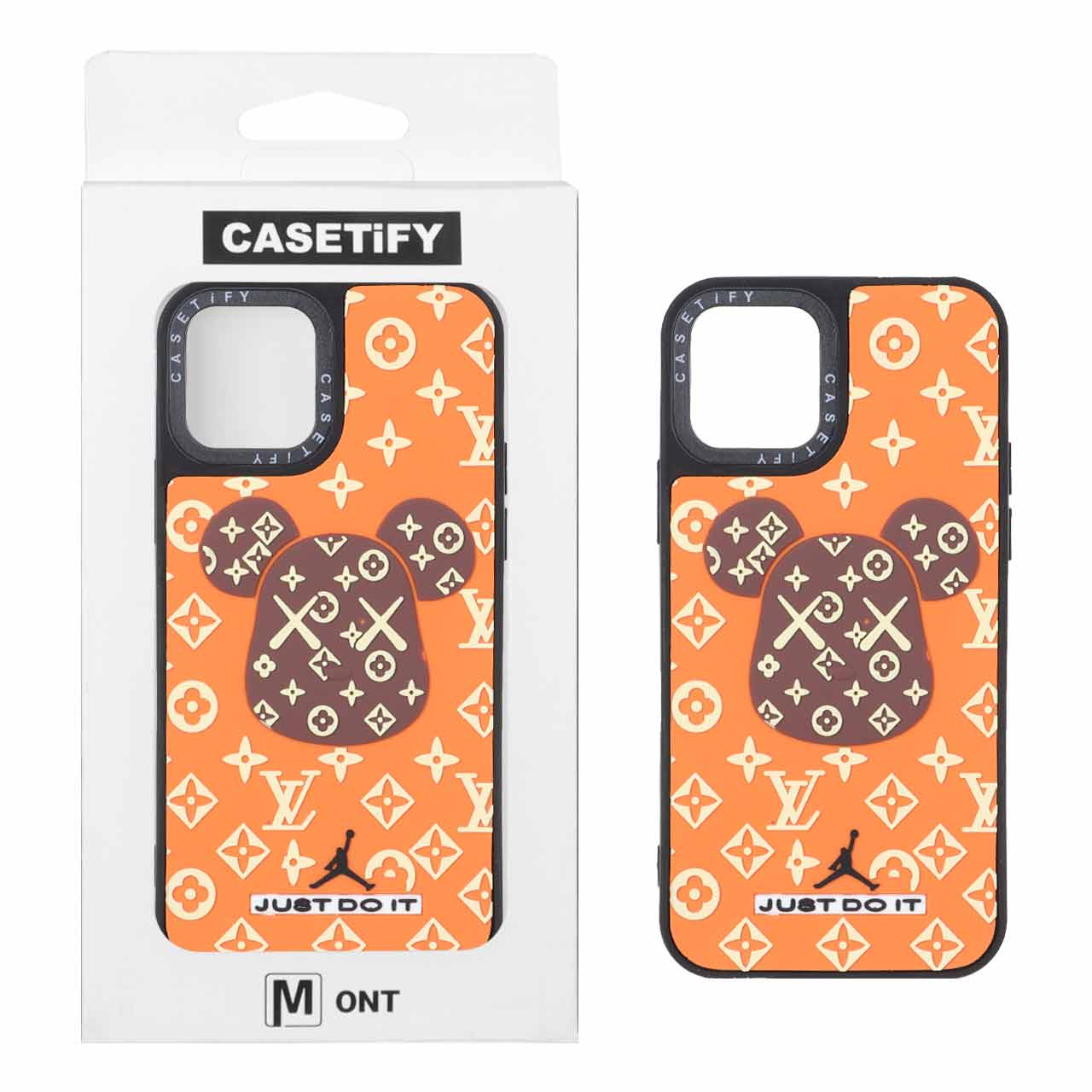قاب Casetify طرح برجسته فانتزی میکی موس LV و جردن مناسب برای آیفون 12 پرو و آیفون 12