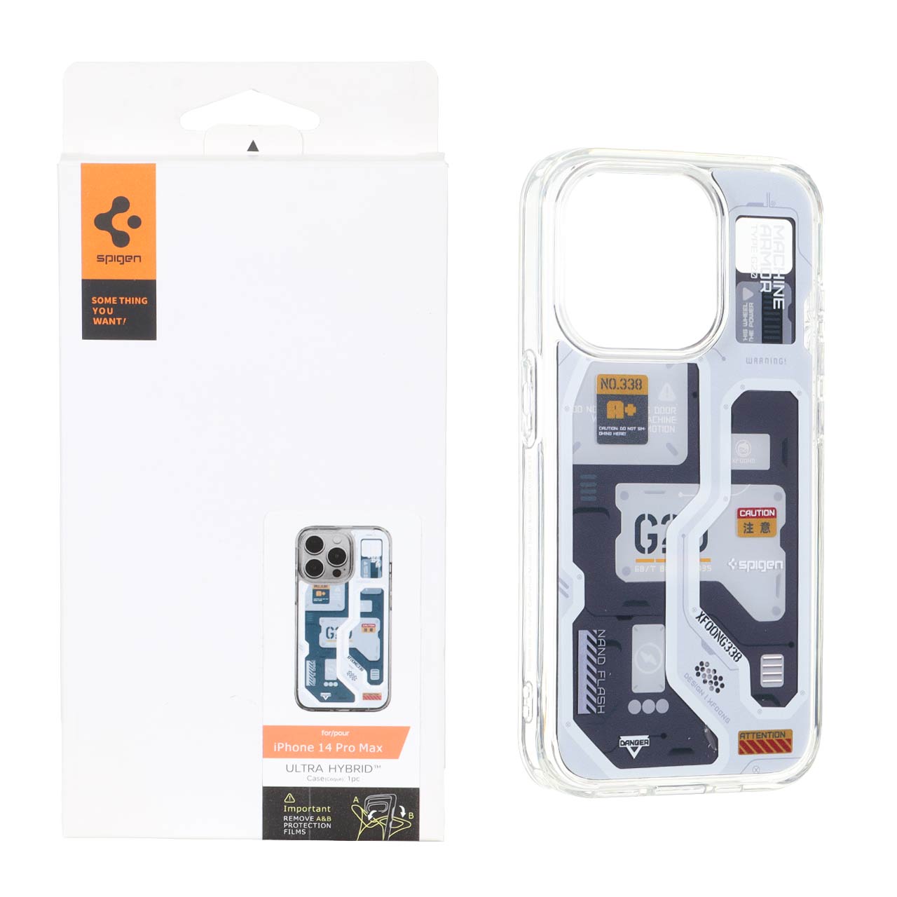 قاب اورجینال Spigen طرح تکنولوژی G20 مناسب برای آیفون 15 پرو