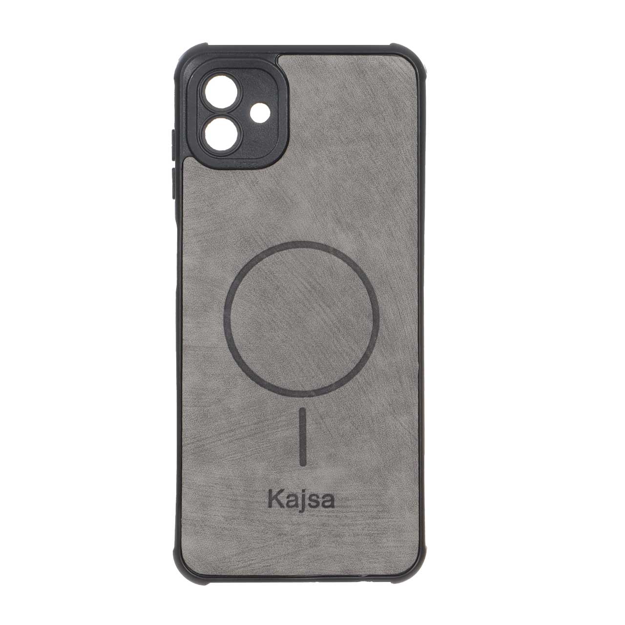 قاب جیر Kajsa طرح مگ سیف MNC مناسب برای سامسونگ گلکسی A04 و M13 5G طوسی