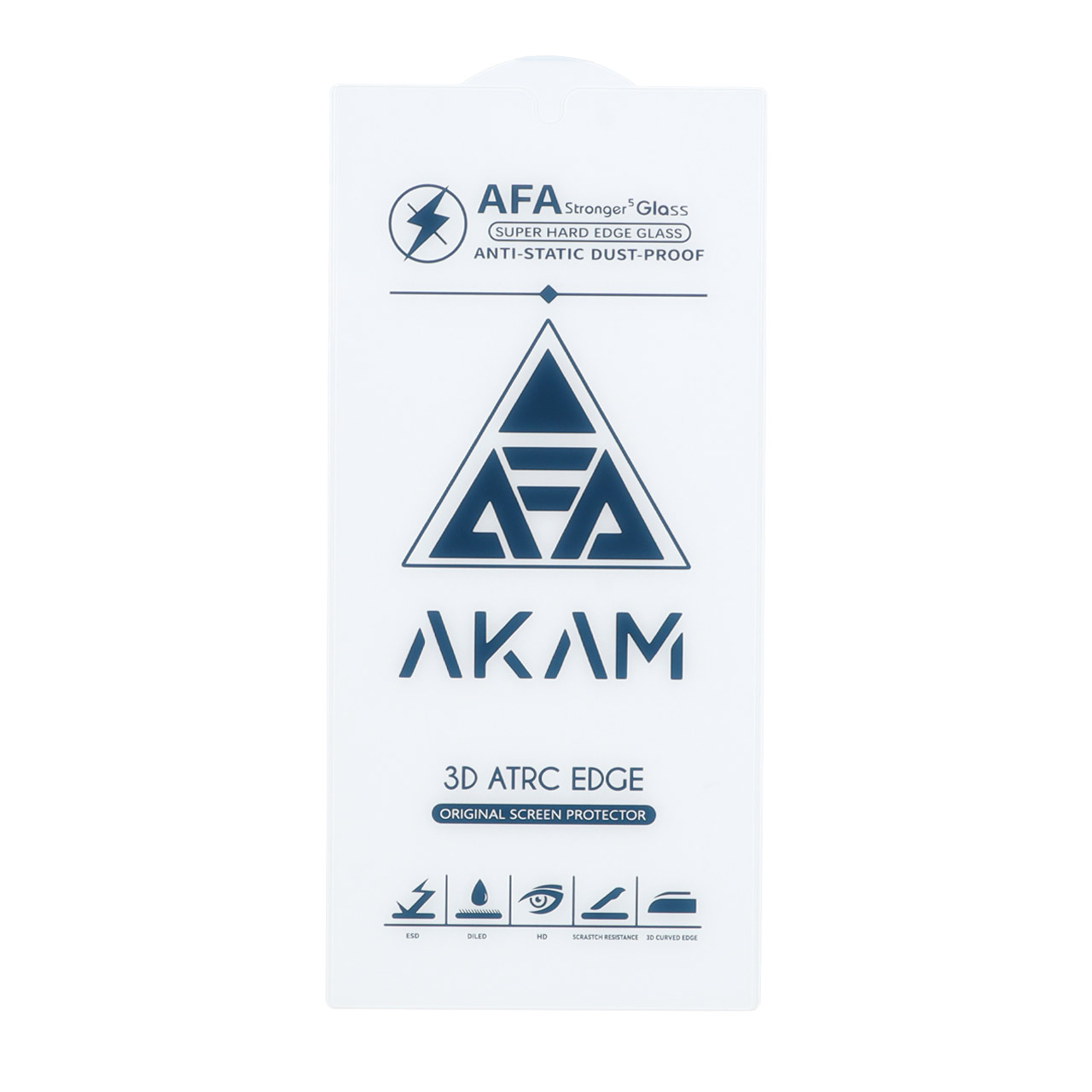 محافظ صفحه نمایش شیشه ای اورجینال AKAM بدون حاشیه مناسب برای سامسونگ گلکسی S24 اولترا